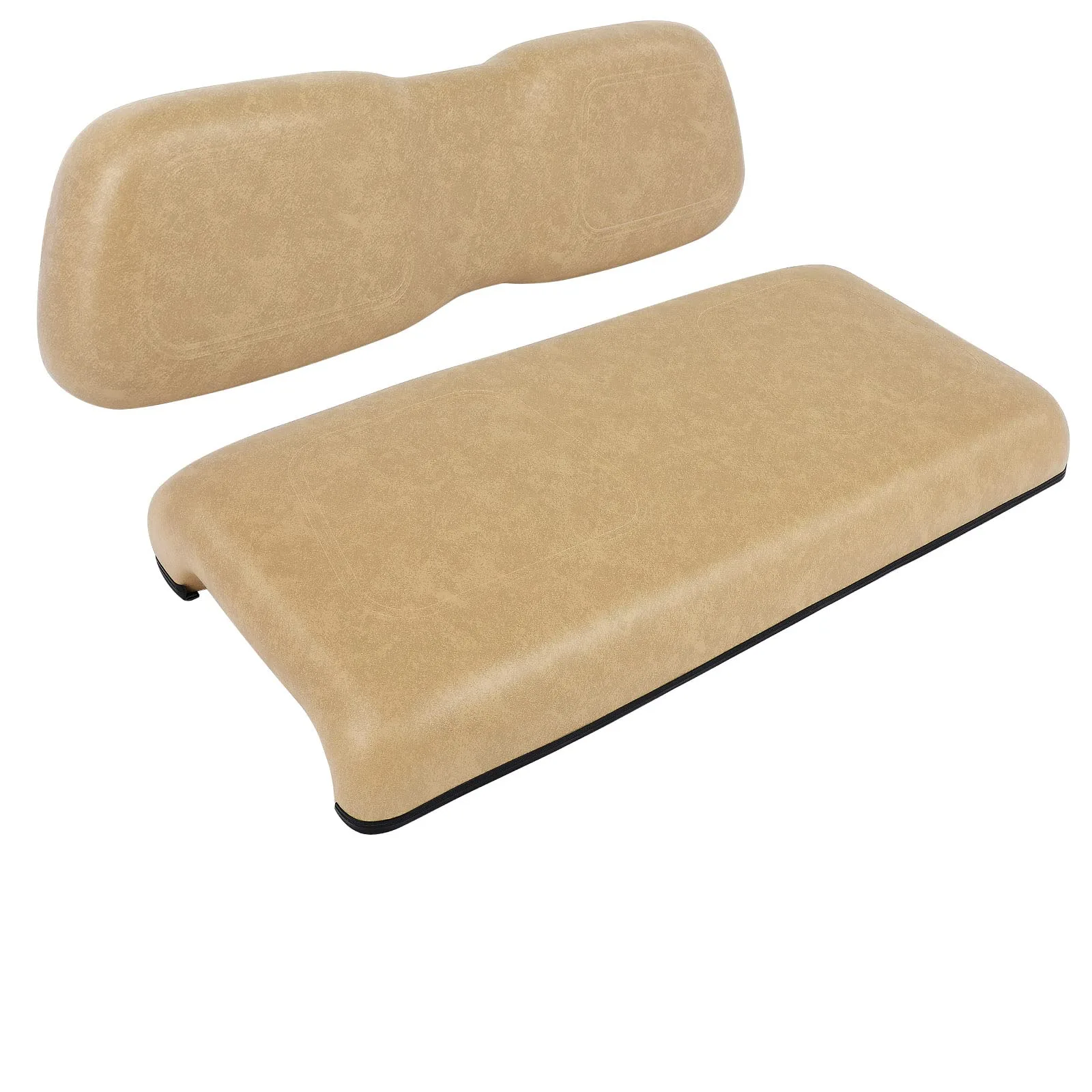 ILVGOLF Tan Front Seat Cushions for Club Car DS