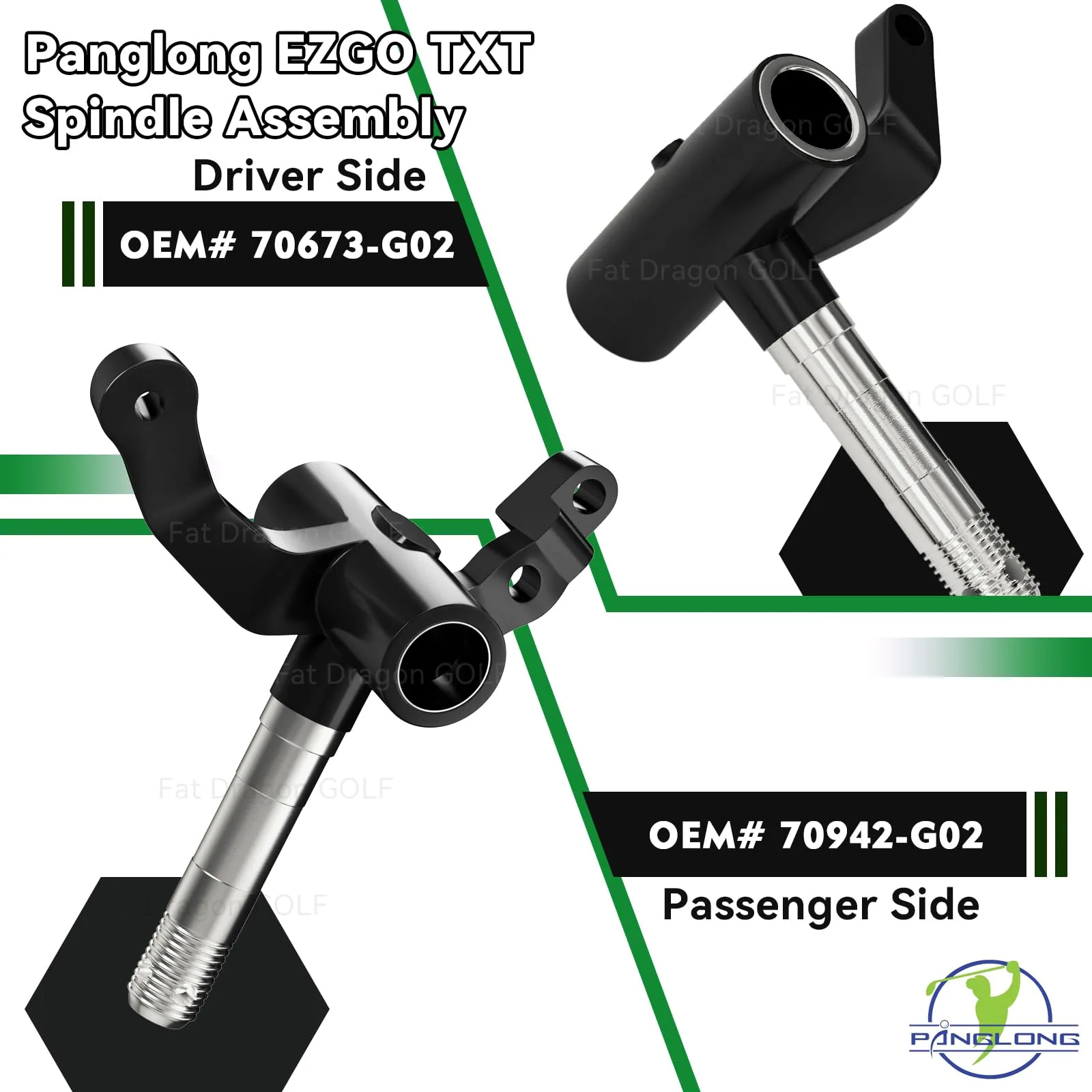 Panglong E-Z-GO TXT Spindle Front End Repair Kit image 2