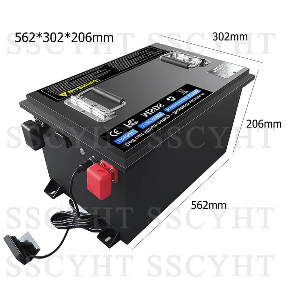 SSCYHT 48V 105Ah LiFePO4 Golf Cart Battery image 2