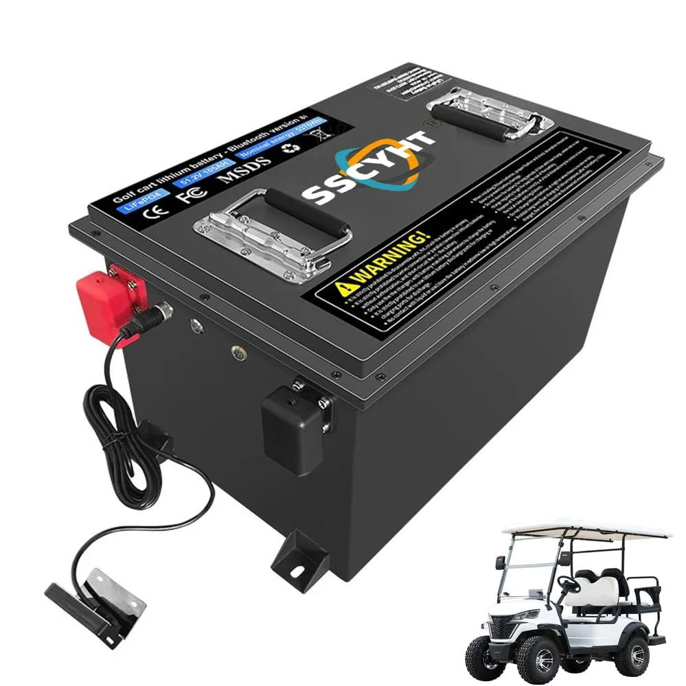 SSCYHT 48V 105Ah LiFePO4 Golf Cart Battery