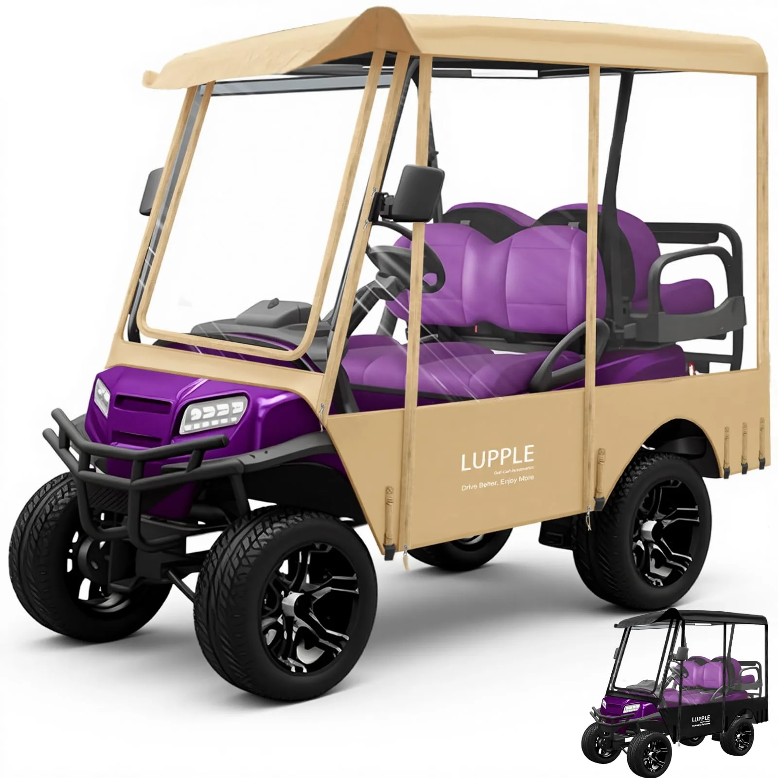 LUPPLE Club Car Precedent 4-Passenger Golf Cart Enclosure