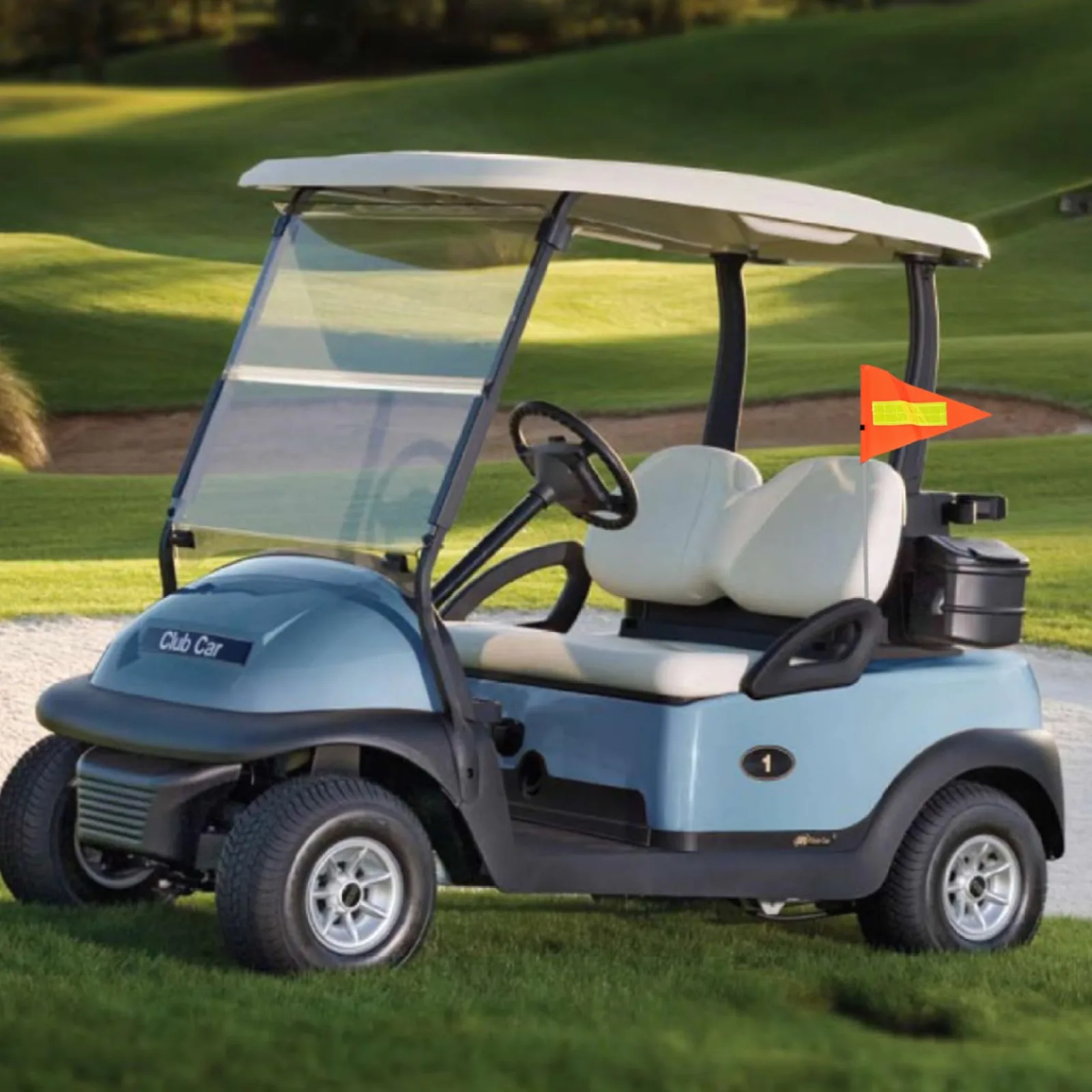 CurcKua Stretchable Golf Cart Safety Flag with Mount — Extends to 63" image 4