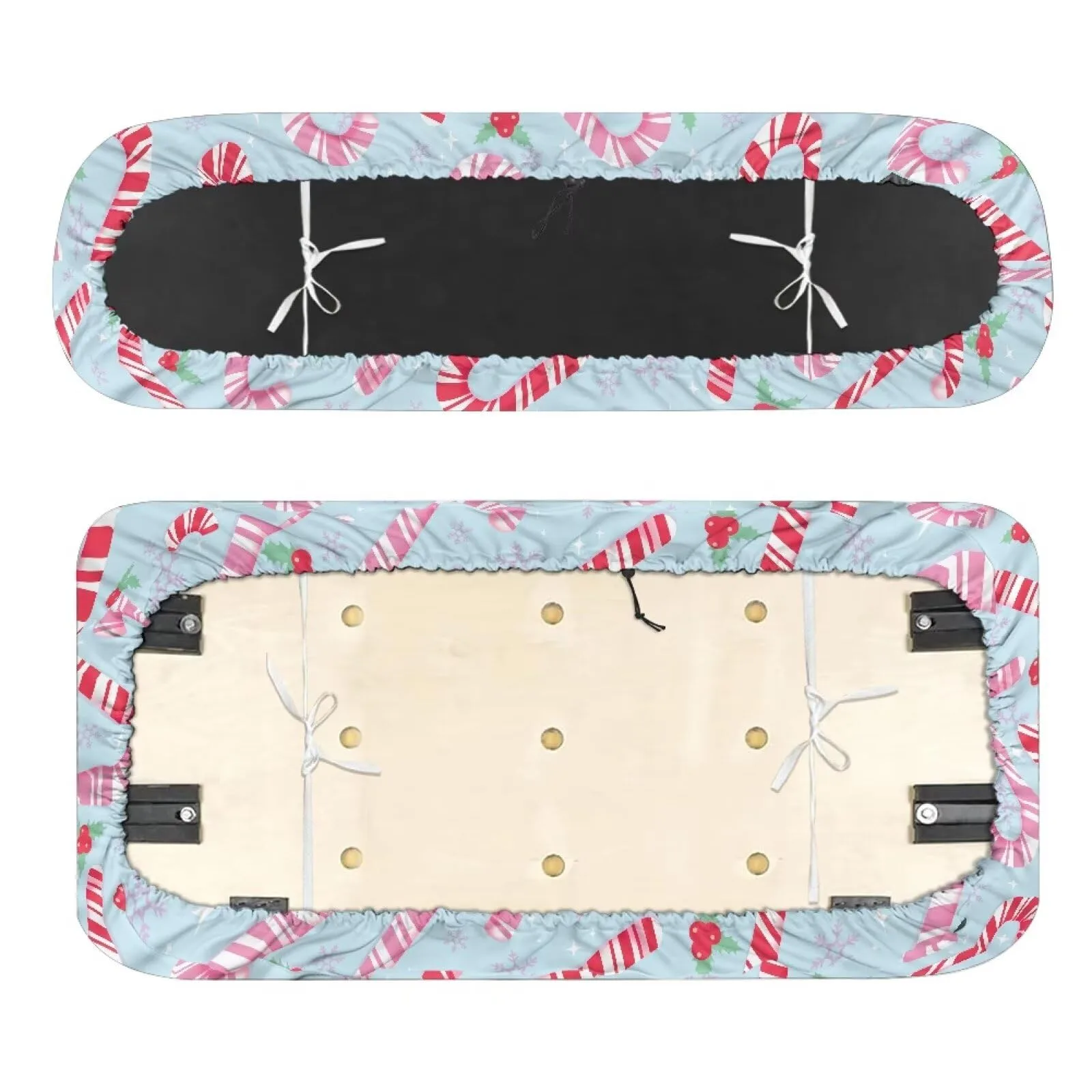 Quidrwyo Christmas Sweets Golf Cart Seat Cover Set image 2