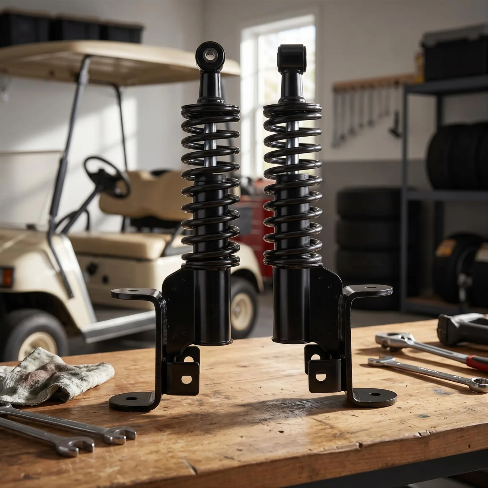 Luocute Front Left Shock Absorber for E-Z-GO RXV image 2