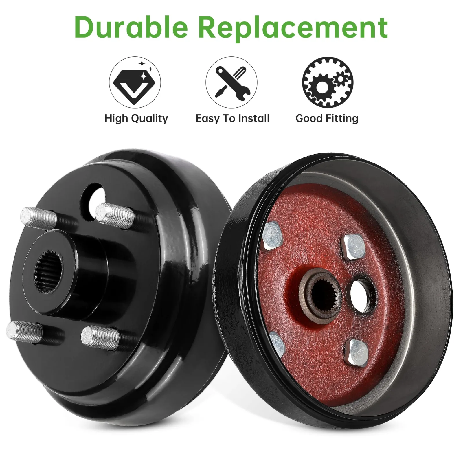 10L0L Golf Cart Brake Drum Hub for E-Z-GO Gas Carts image 4