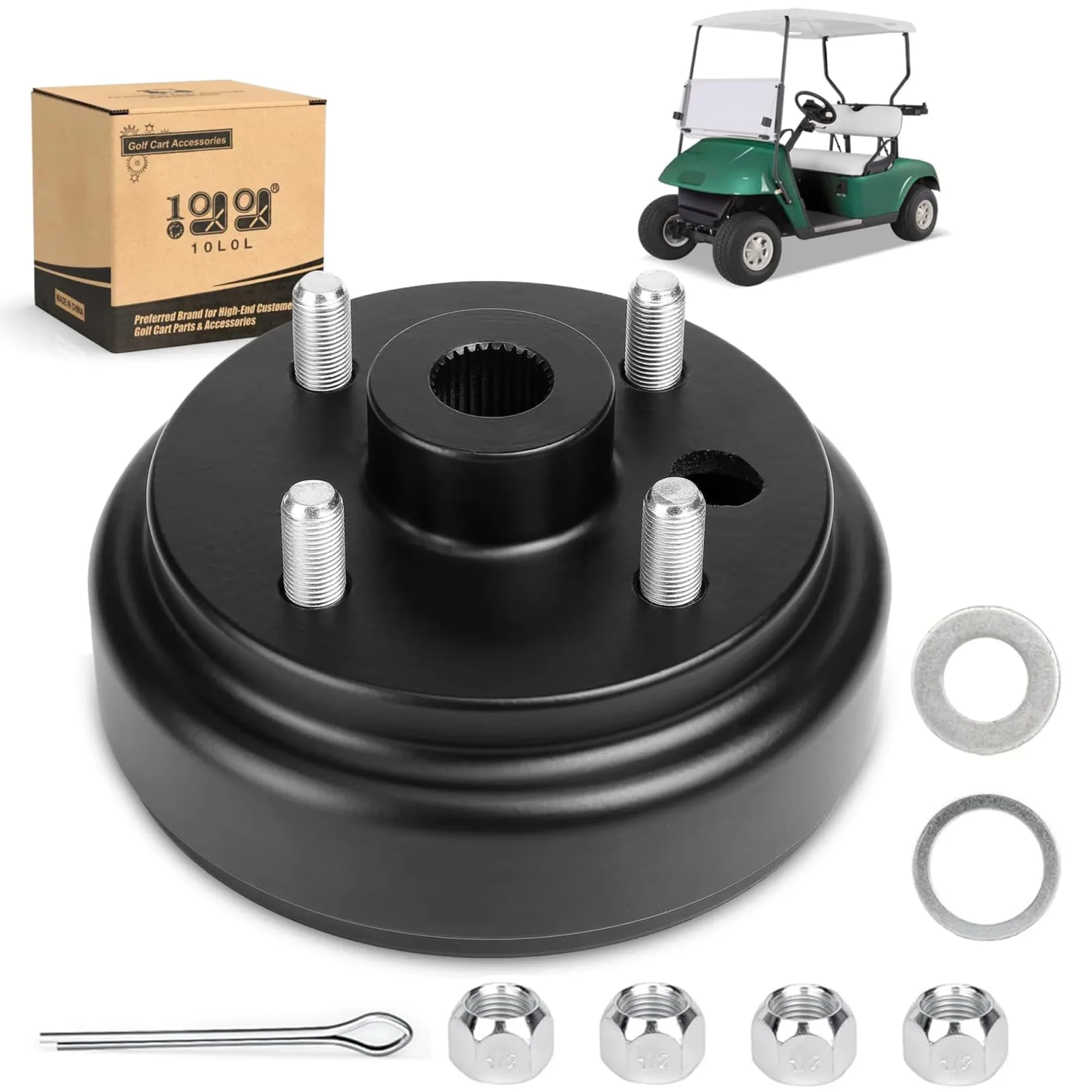 10L0L Golf Cart Brake Drum Hub for E-Z-GO Gas Carts