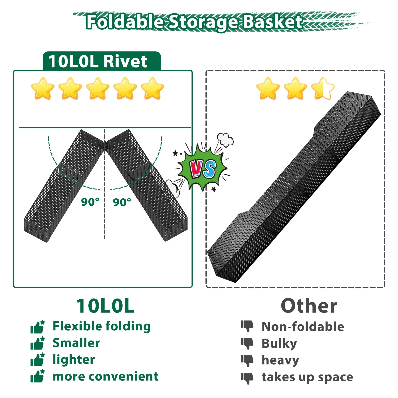 10L0L Front Inner Basket for Club Car Tempo image 3