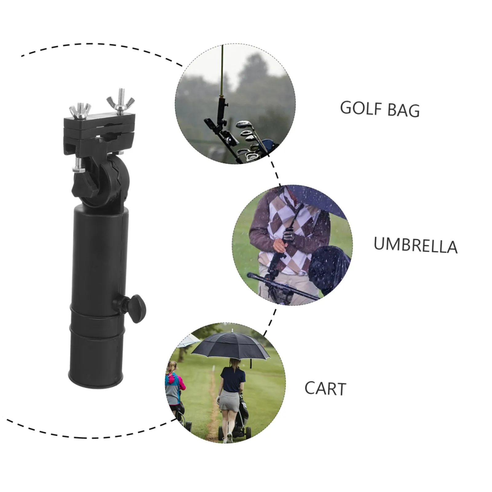 Mipcase Adjustable Golf Cart Umbrella Holder 3125250BQLU image 2