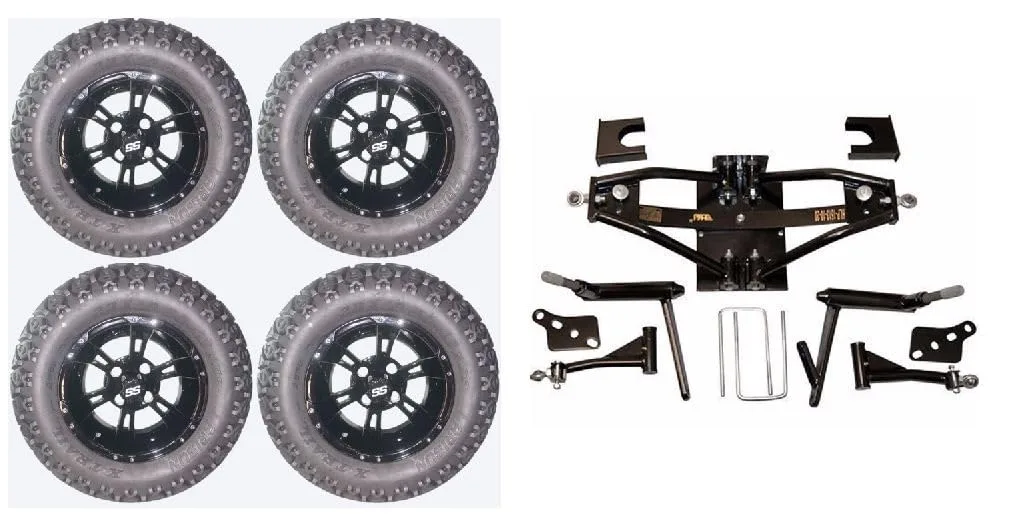 3G K1939-New12 6" A-Arm Lift Kit Combo with 12" Werewolf Wheels