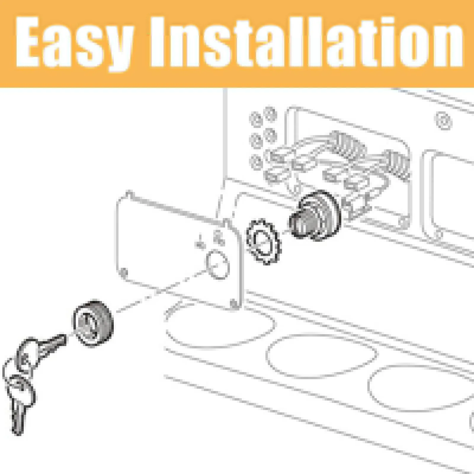 Unifizz Q62388A E-Z-GO Golf Cart Ignition Switch image 4