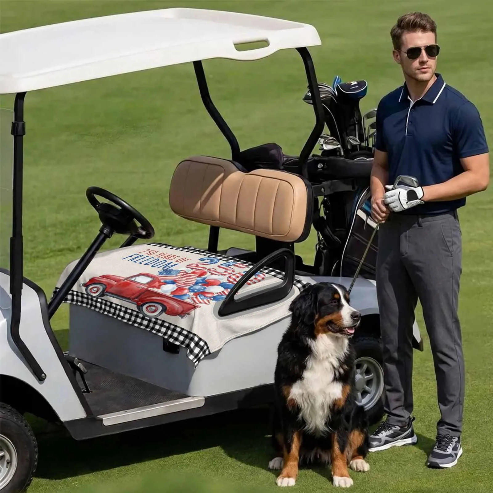 DecorLovee Golf Cart Seat Cover 51 x 31-Inch image 3