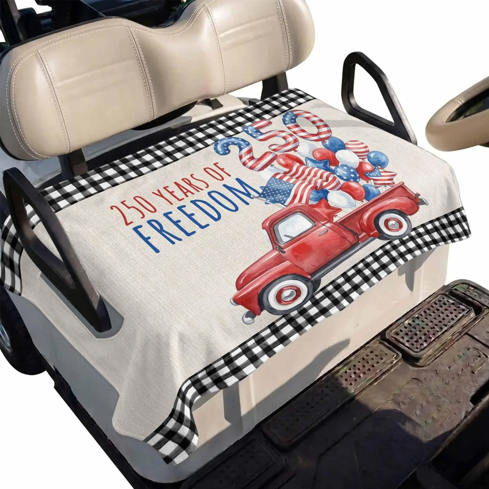 DecorLovee Golf Cart Seat Cover 51 x 31-Inch