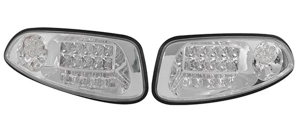 ACED Parts LED Clear Headlight Kit with Bezels for E-Z-GO RXV (2008+)