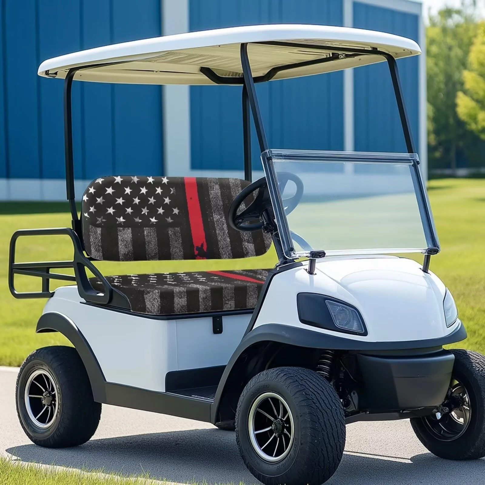Rarucativ American Flag Golf Cart Seat Covers image 3