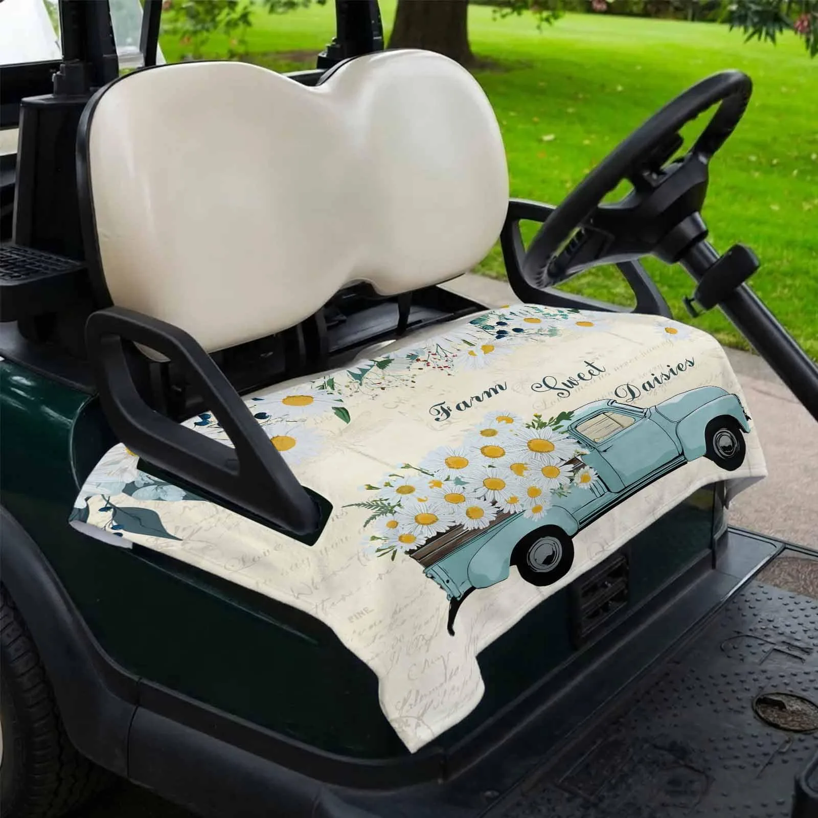DecorLovee Golf Cart Seat Cover, 51 x 31 Inches image 2