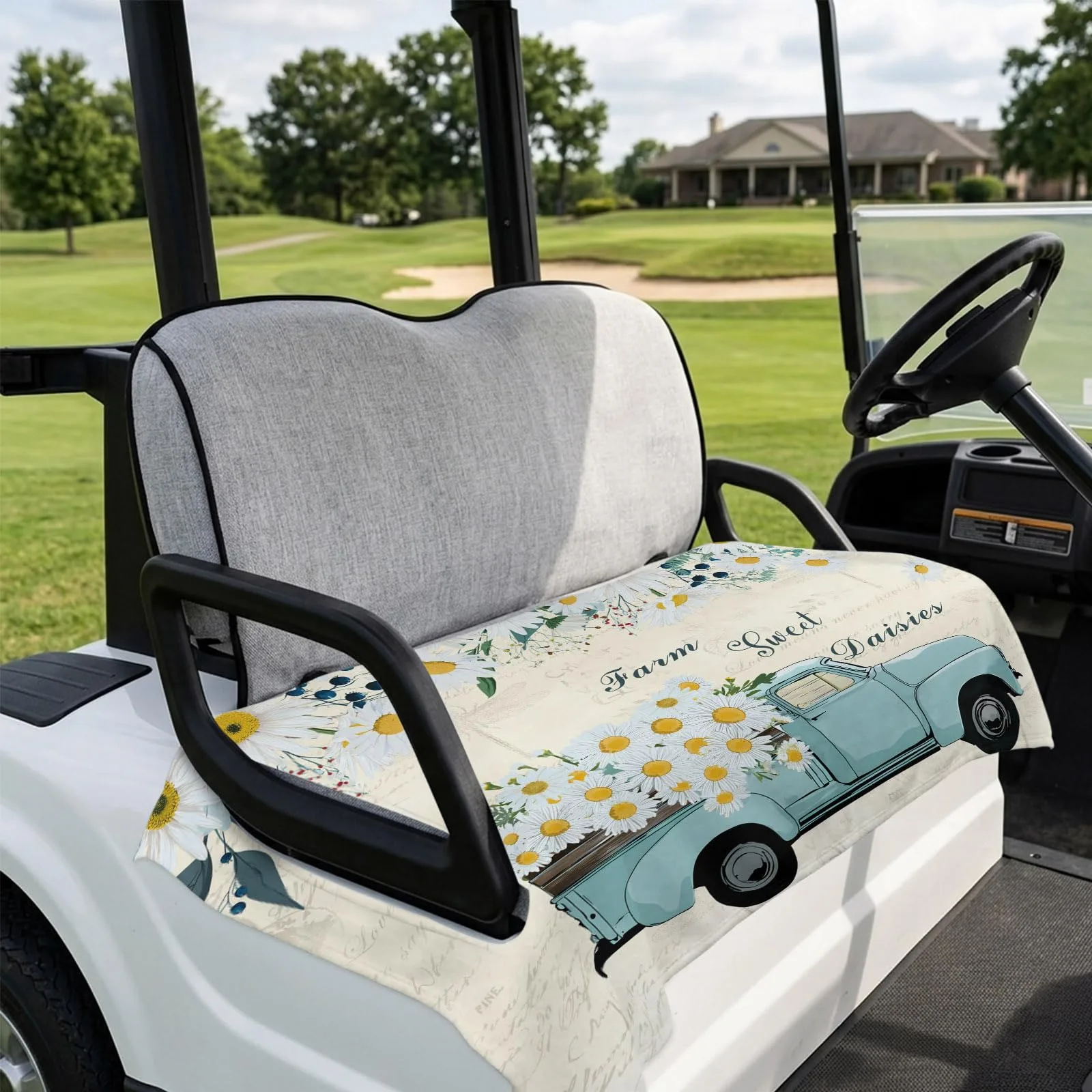 DecorLovee Golf Cart Seat Cover, 51 x 31 Inches image 4