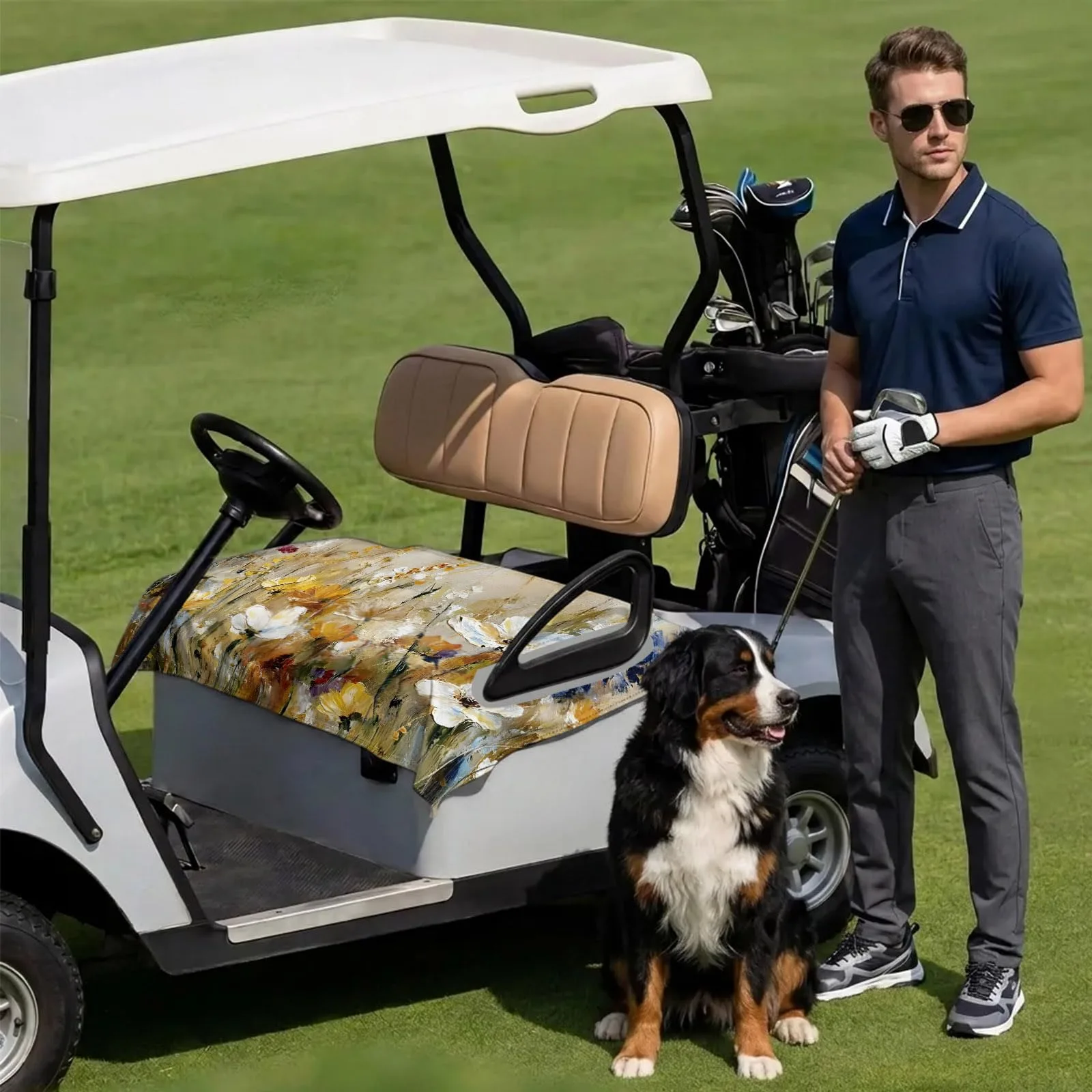 DecorLovee Golf Cart Seat Cover Towel, 51 x 31 Inch image 3
