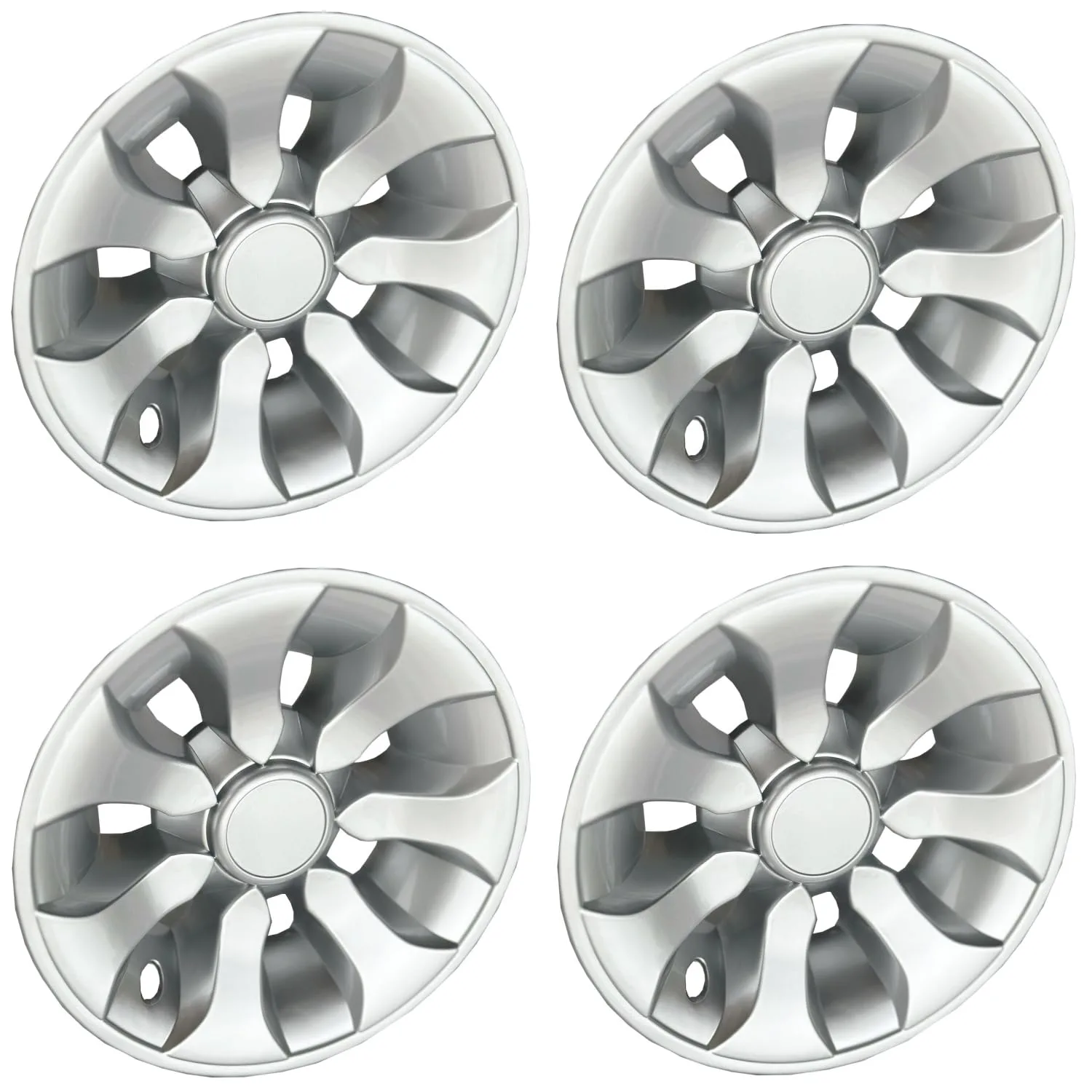BestAccess 8-Inch Golf Cart Wheel Covers, 7-Spoke Set of 4 image 2