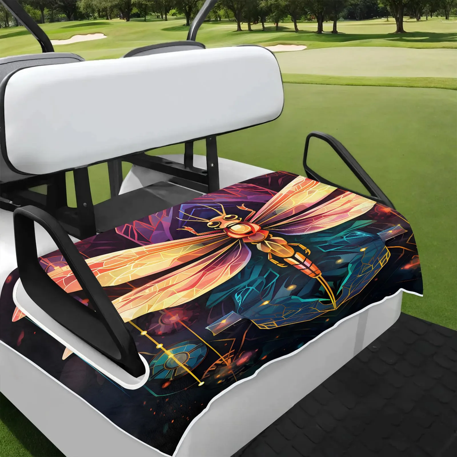 Tiveruda Golf Cart Seat Cover for Double Seats, 51 x 31 in