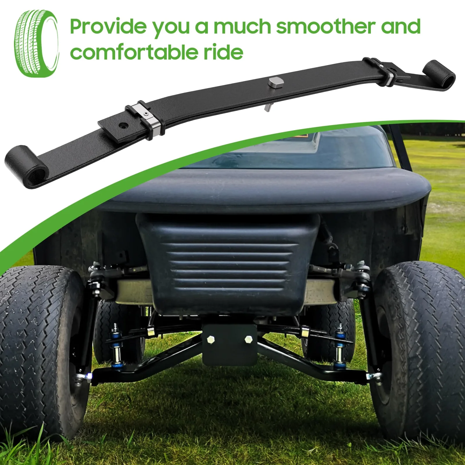 10L0L Front Leaf Spring Kit for Club Car DS & Precedent image 3