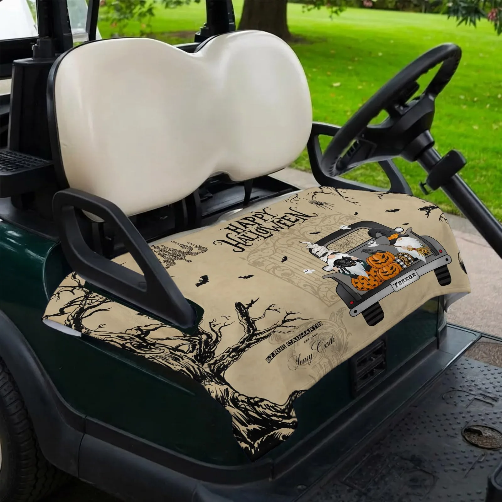 Trosturdspn Golf Cart Seat Towel Blanket 51 x 31 Inch