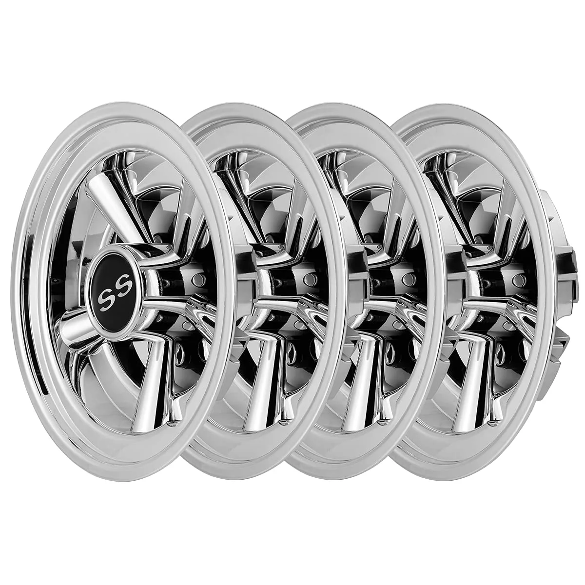 HANGKUNNEE SCLG001 8-Inch Golf Cart Wheel Covers image 2