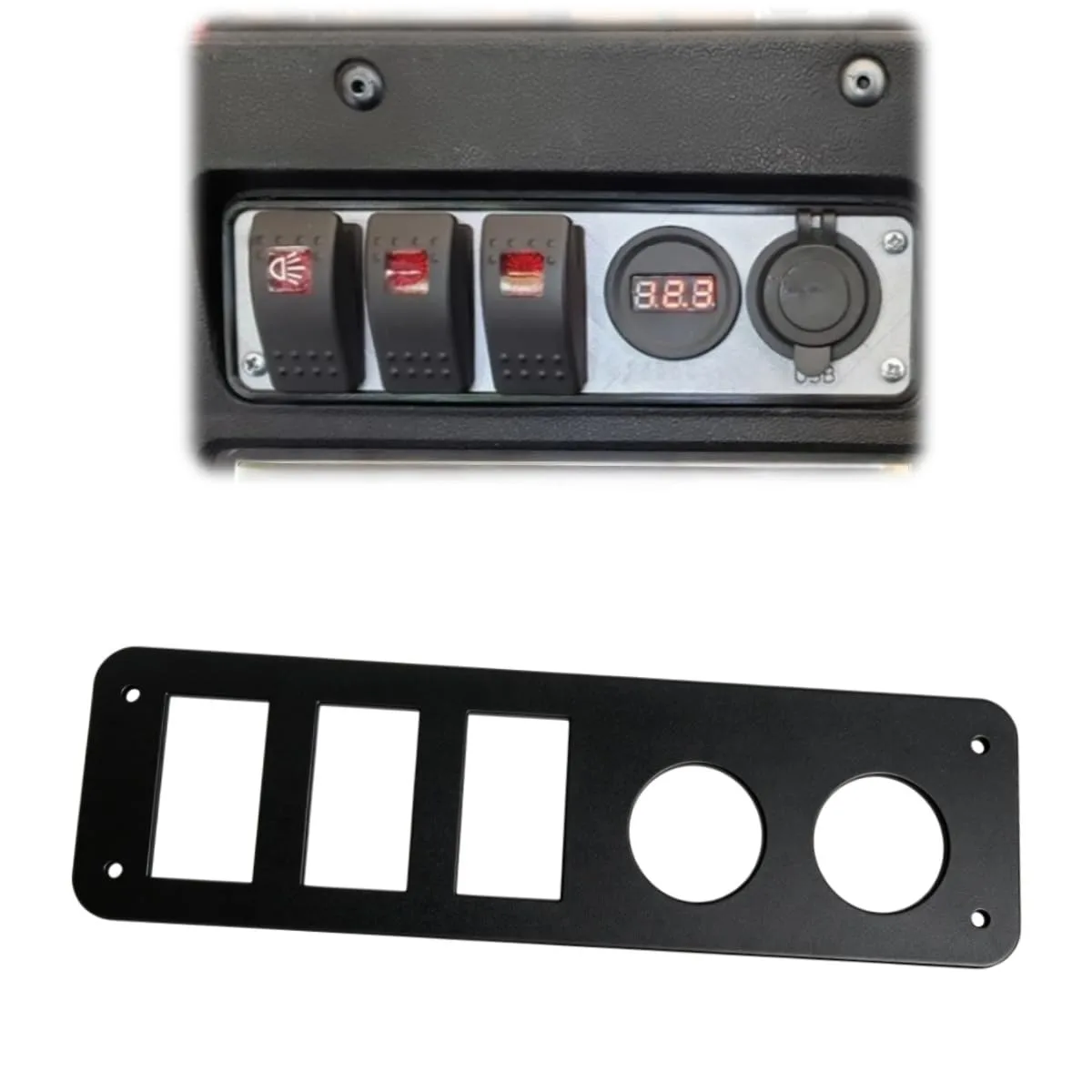 YAWECHEKP Switch & Charger Panel for E-Z-GO TXT Dash