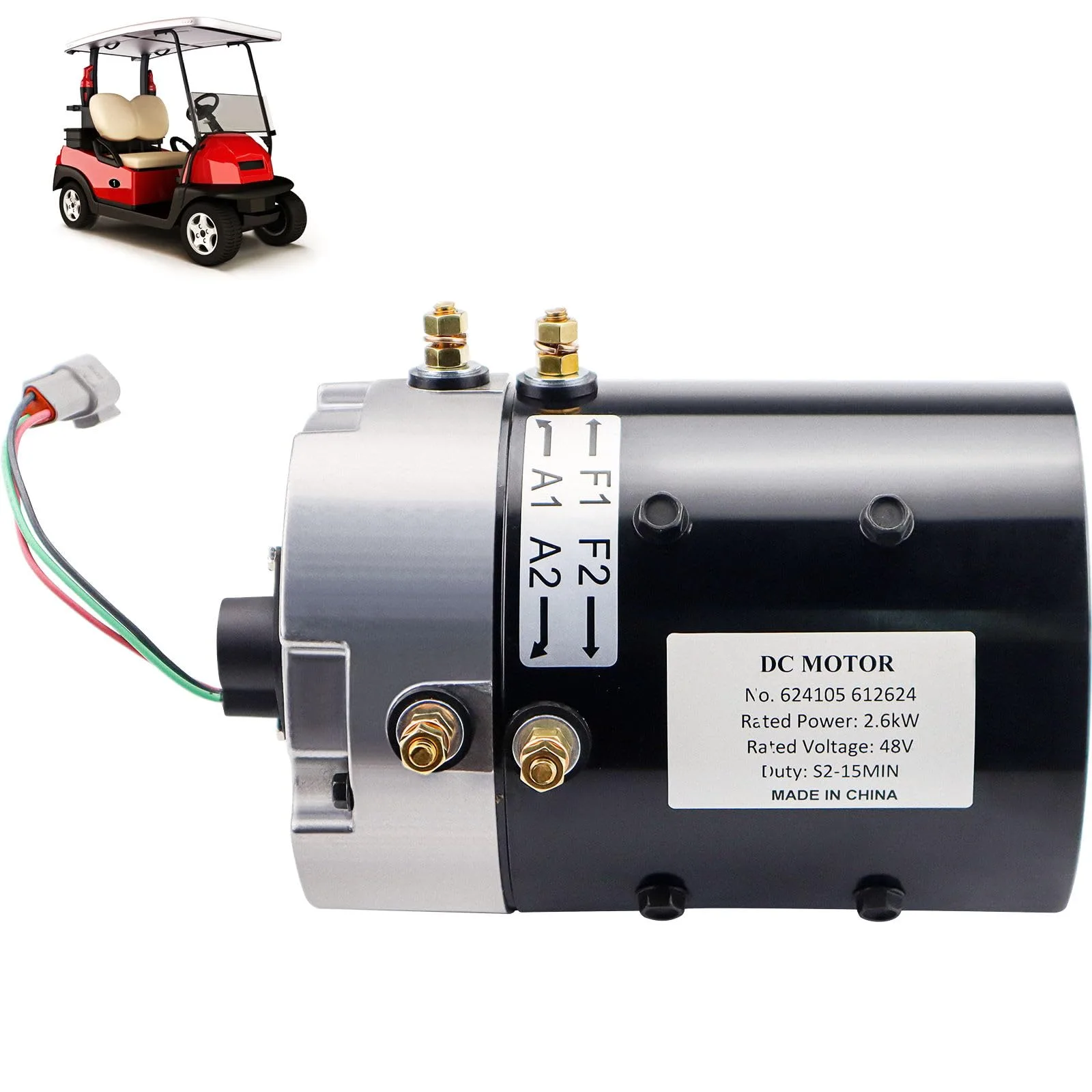 Sontrilova 48V 2.6 kW Electric DC Motor (612624/624105)