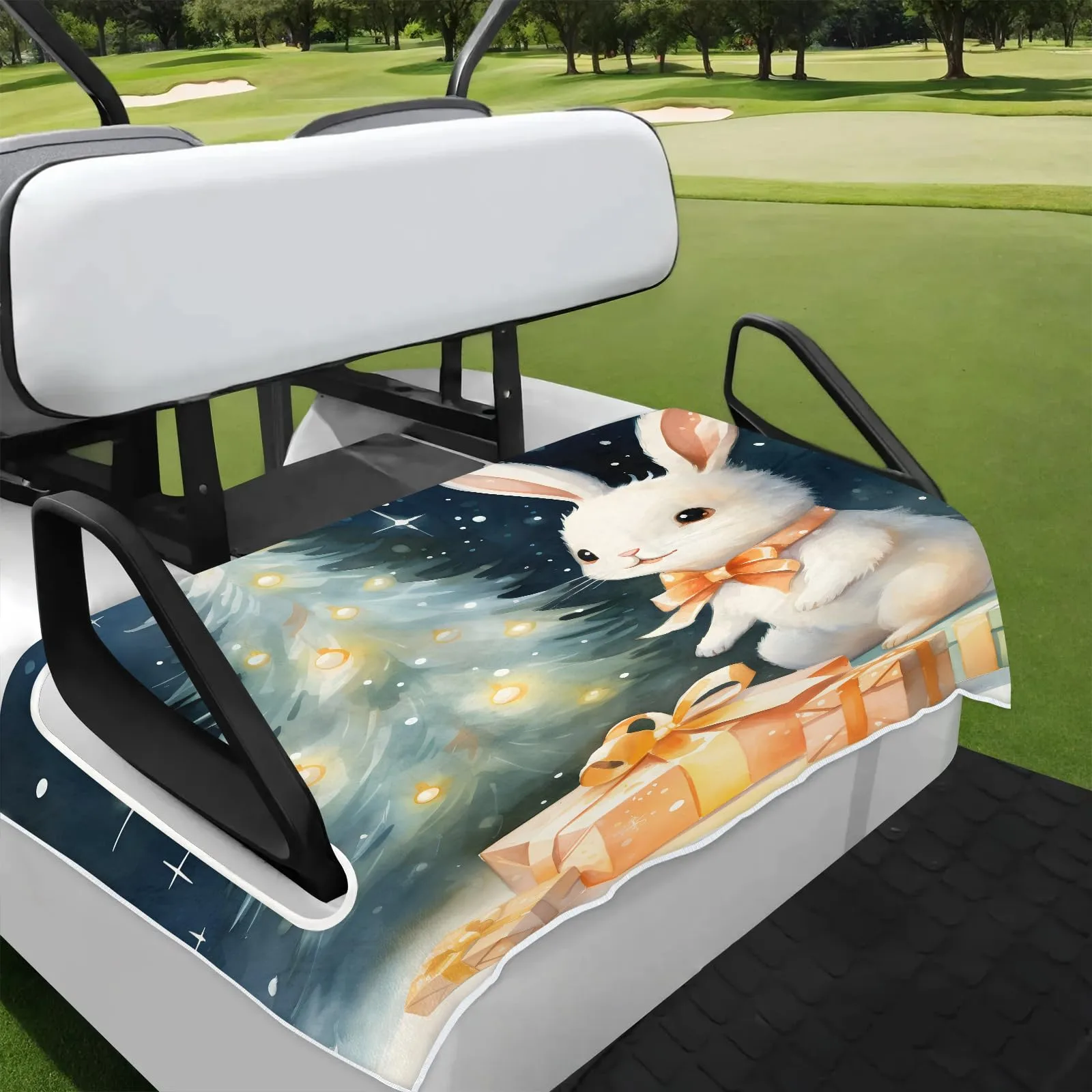 Tiveruda Golf Cart Seat Cover for Double Seats