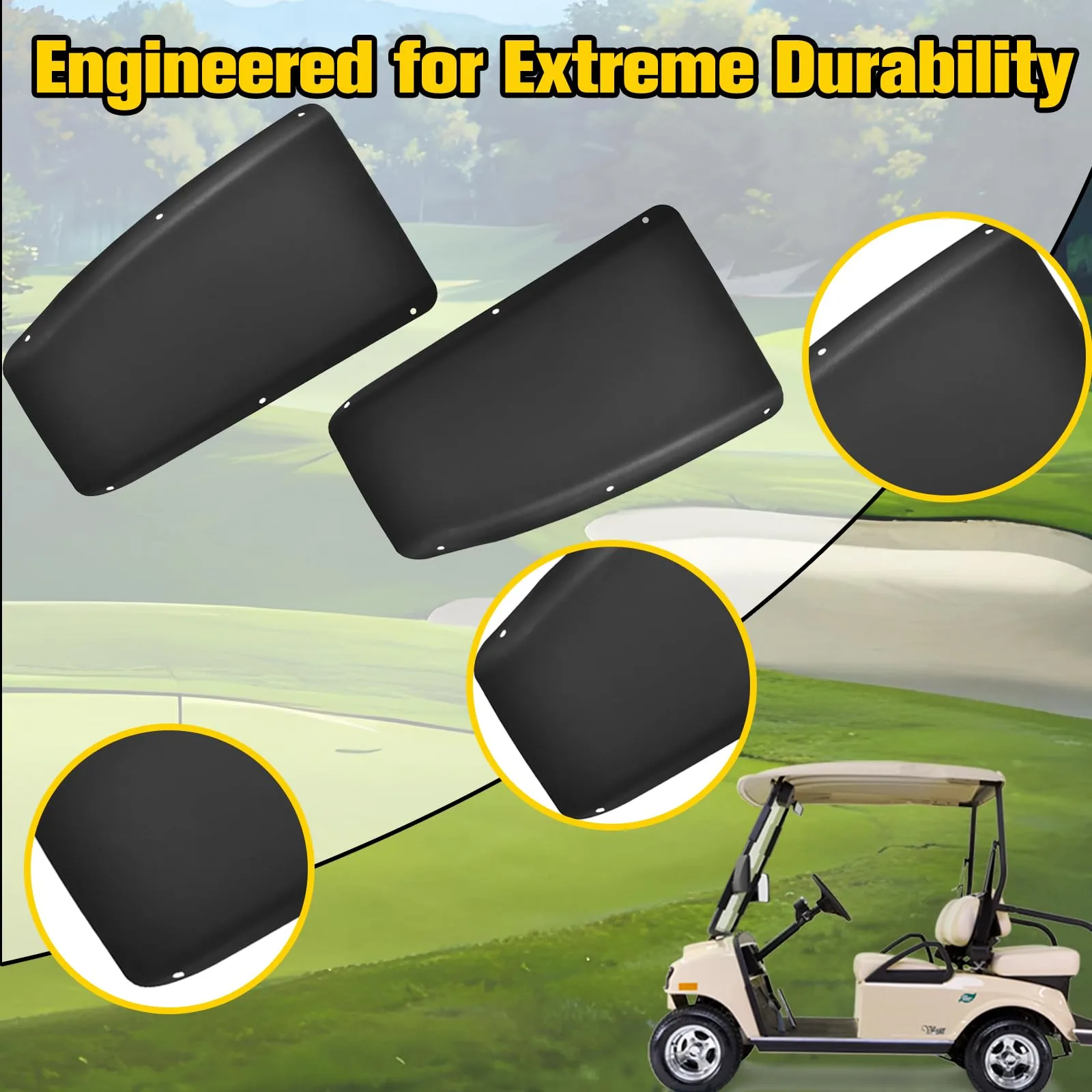 HSUTVXPRO ST076 Scuff Guard Pads for Club Car DS image 4