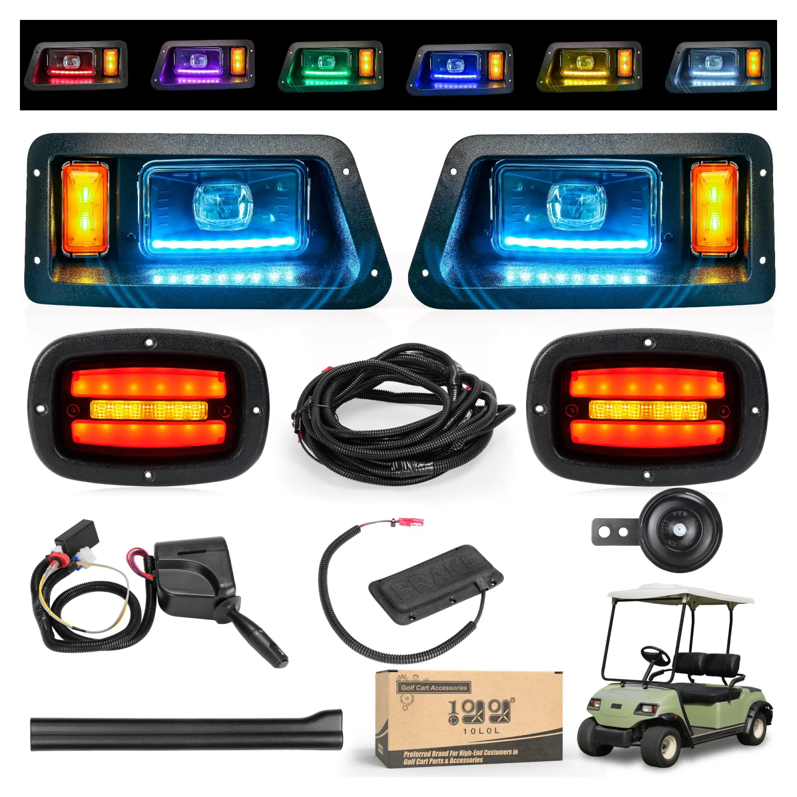 10L0L Light Kit for Yamaha G14-G22 Golf Carts