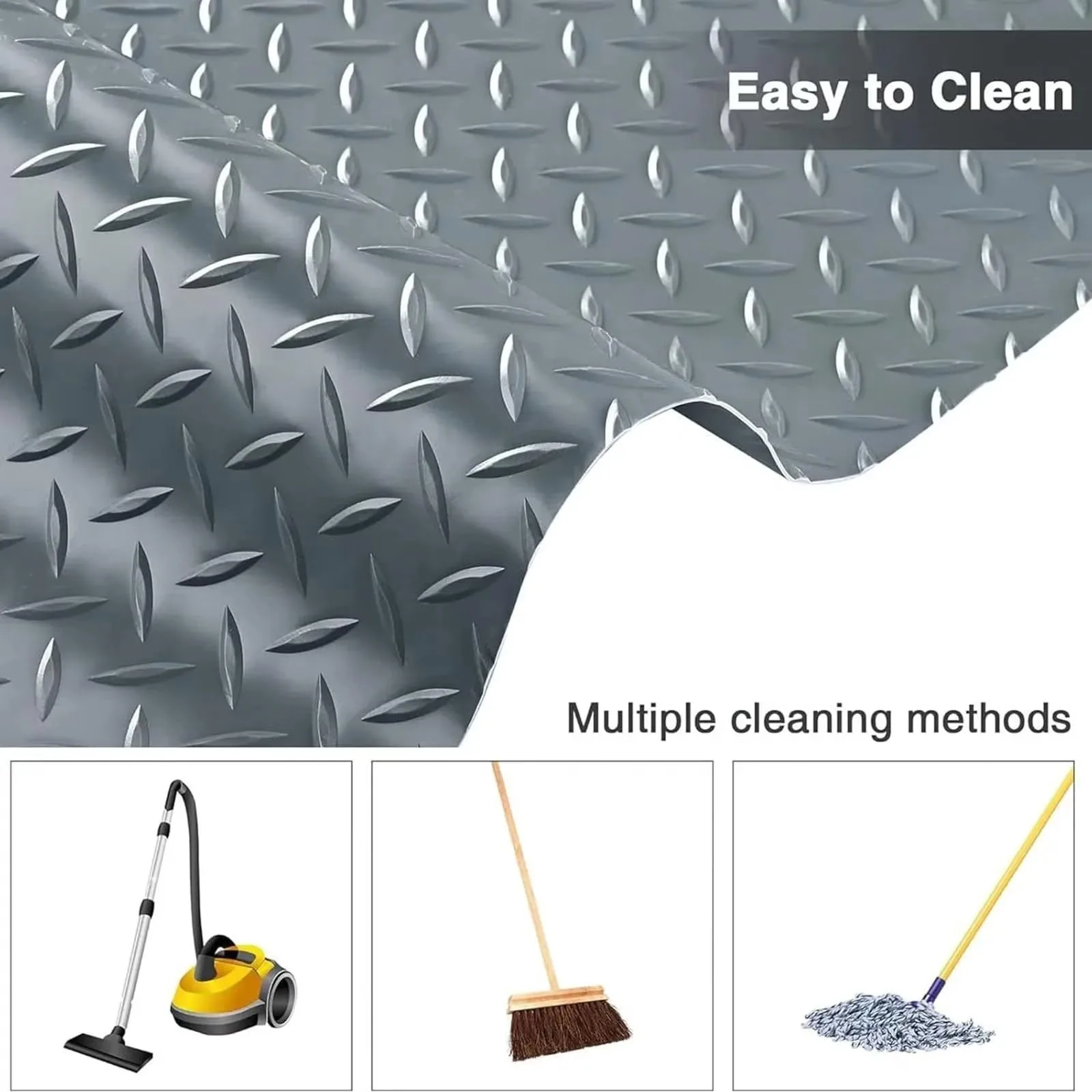 Generic Blue PVC Golf Cart Floor Mat 1.5 × 17 m image 4