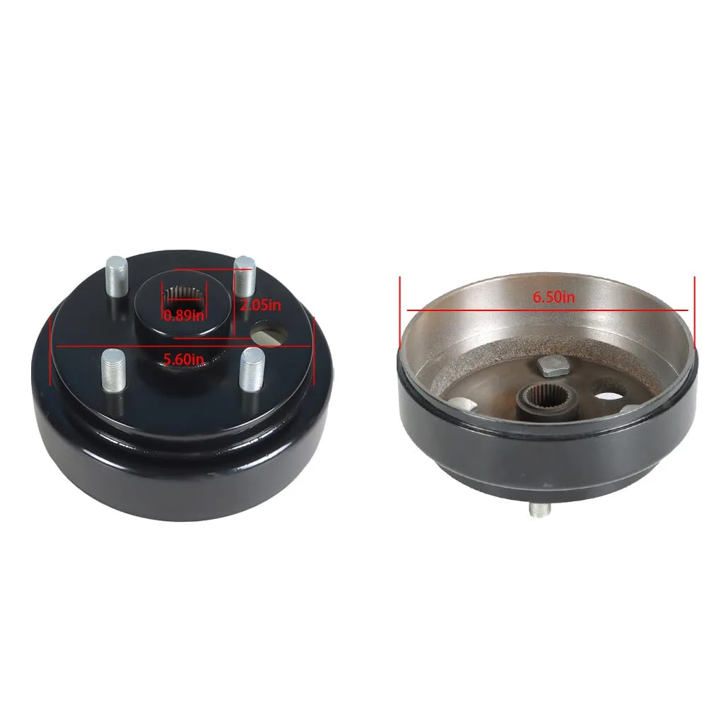 Brake Drum Hub Assembly for E-Z-GO and Columbia Golf Carts image 2