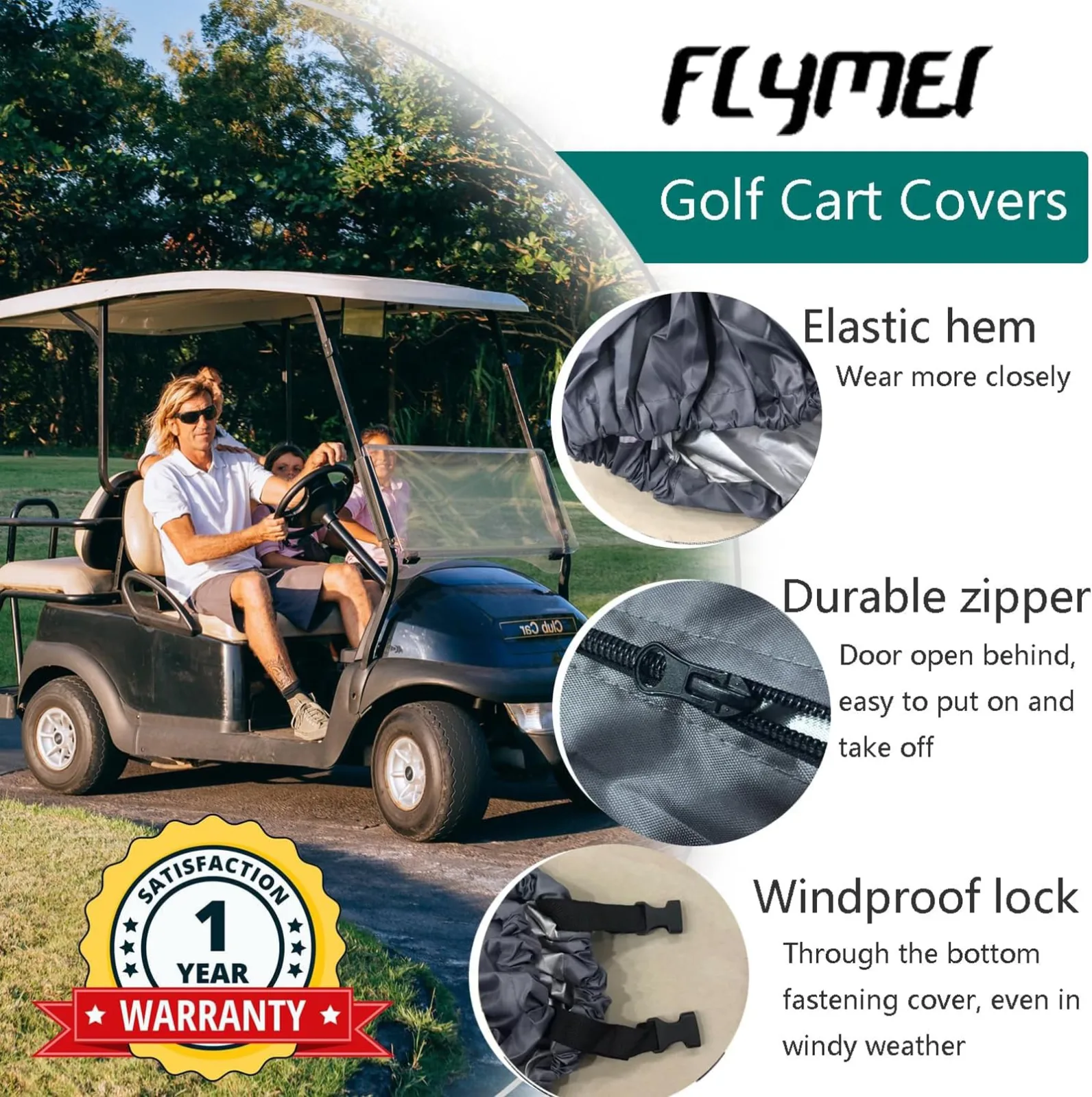 RBkuiZSShu Golf Cart Cover for ICON i40X 2026 image 3