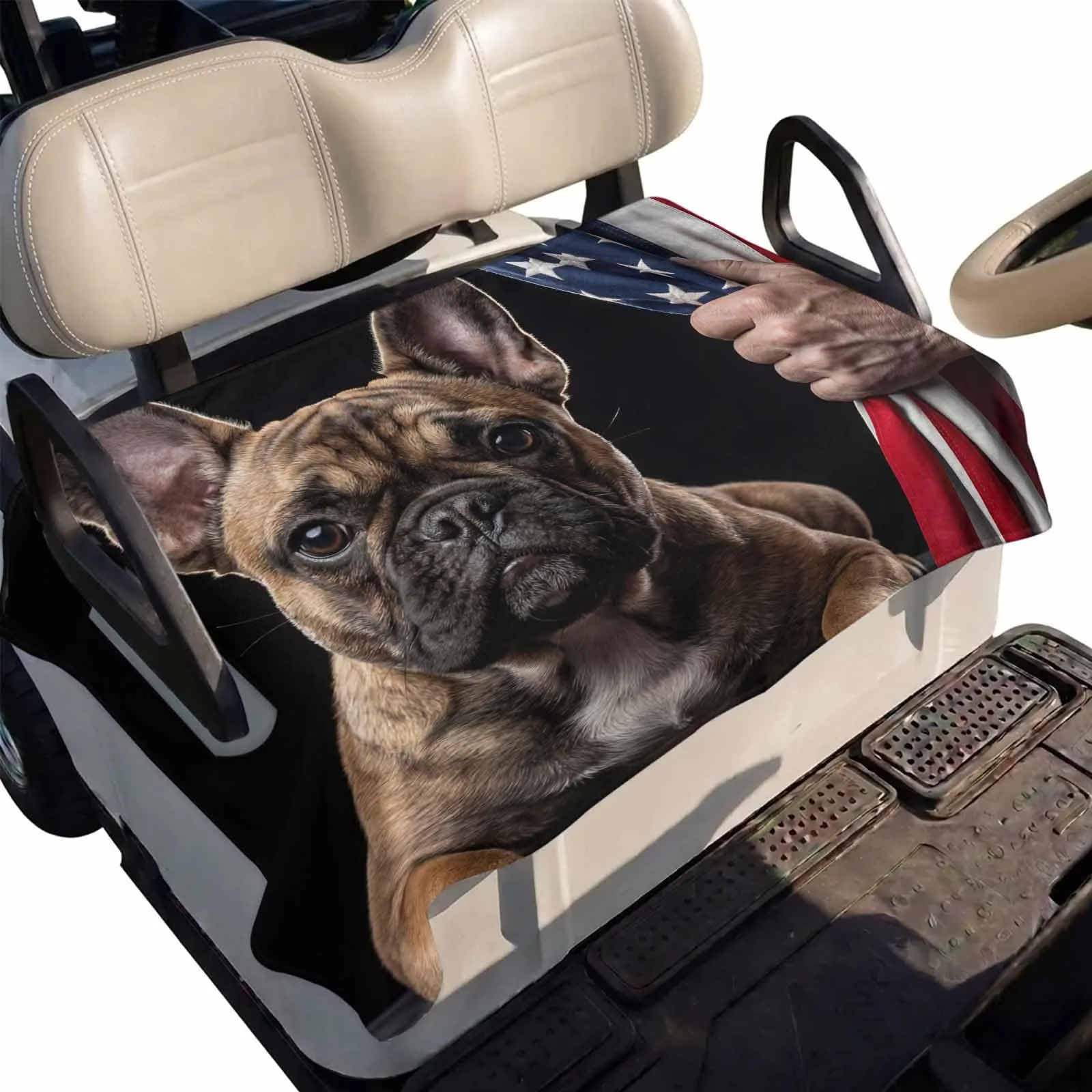 DecorLovee Golf Cart Seat Cover 51 x 31 Inch