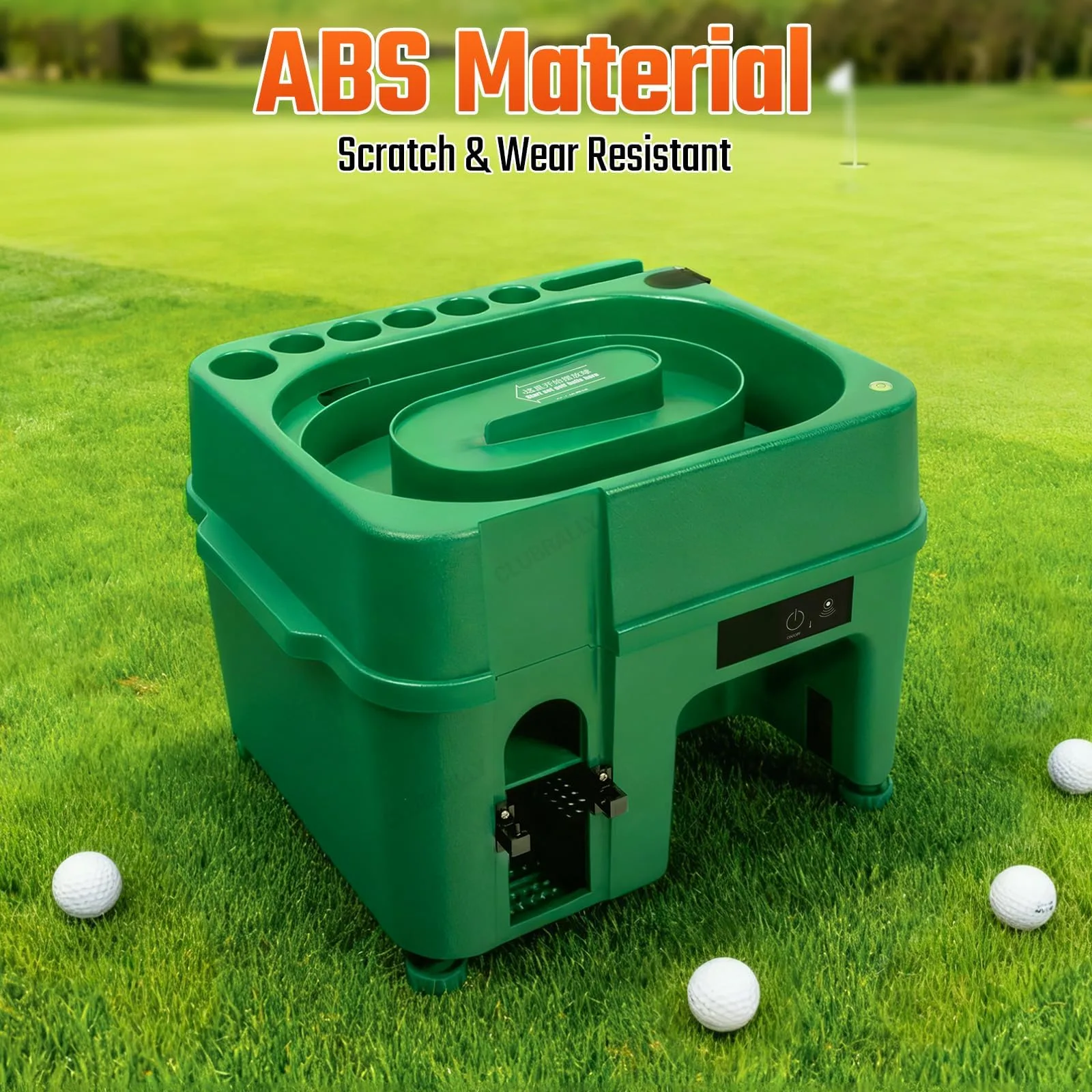 CLUBRALLY Automatic Infrared Golf Ball Dispenser, Green image 4