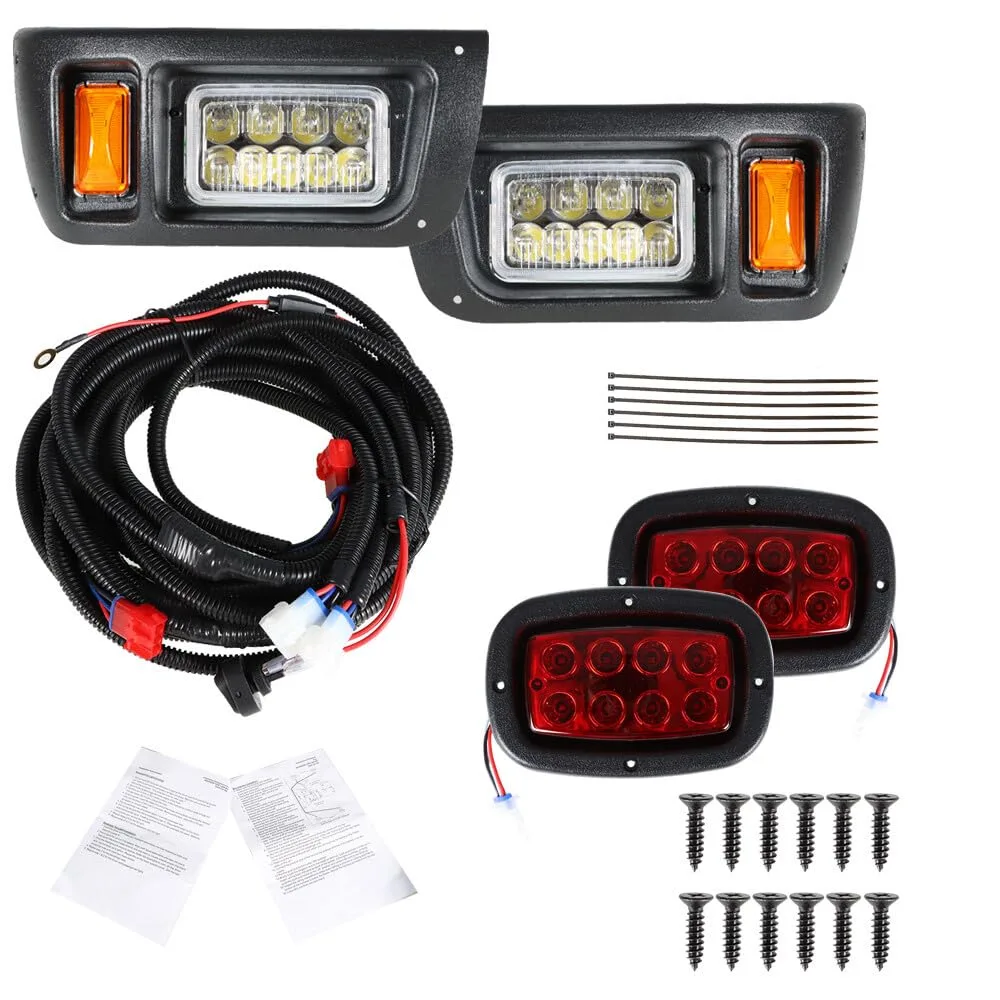 Generic LED Headlight & Taillight Kit for Club Car DS