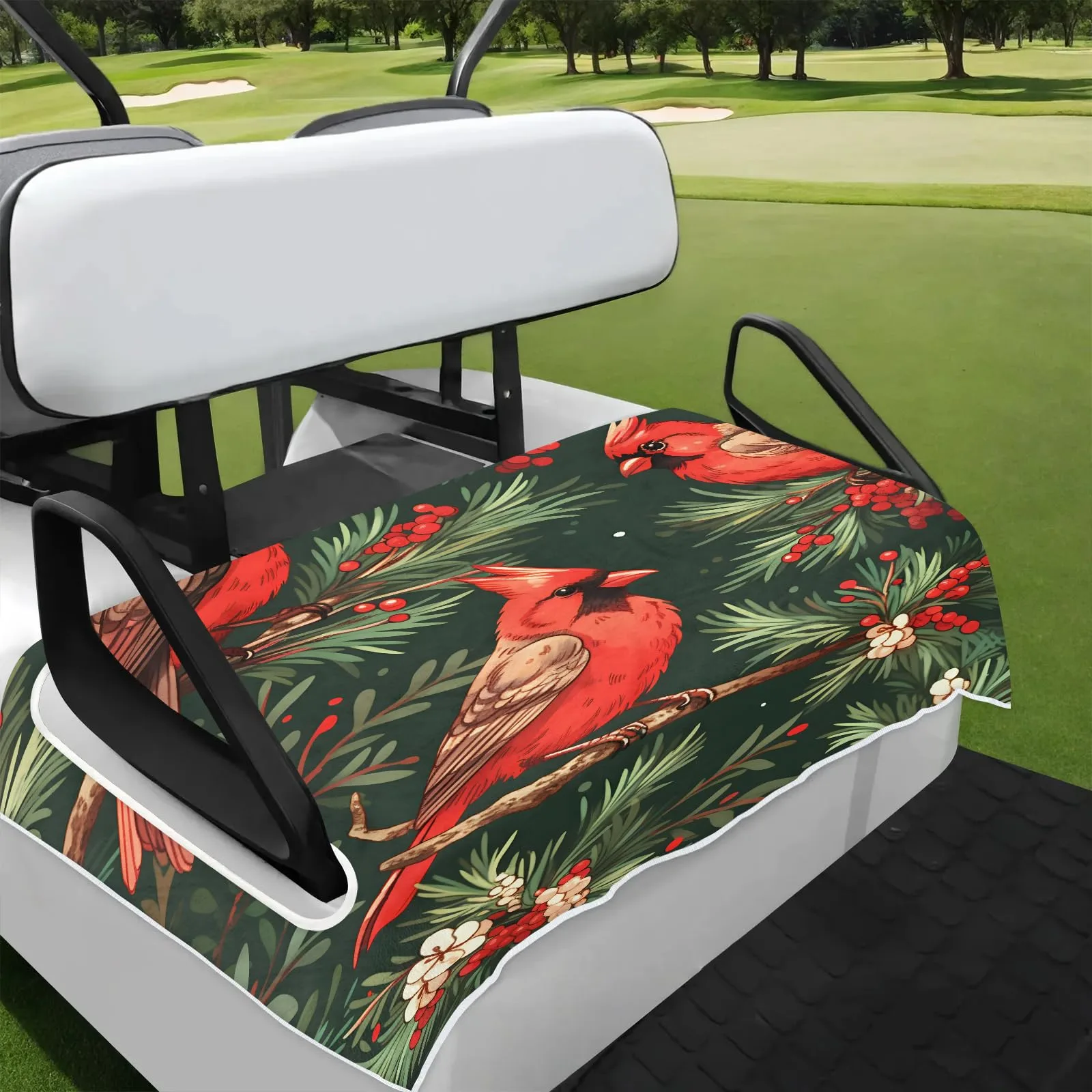 Tiveruda Golf Cart Seat Cover for Double Seats