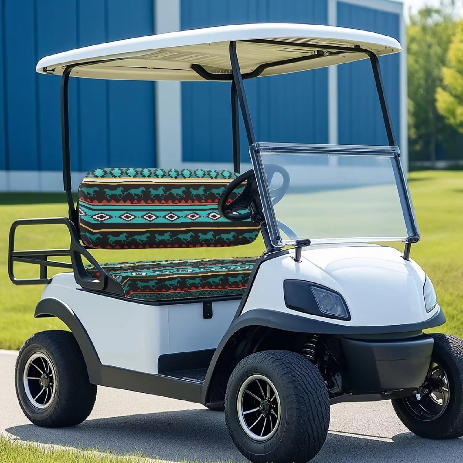 FUIALDOLG Golf Cart Front Seat Cover Set image 3