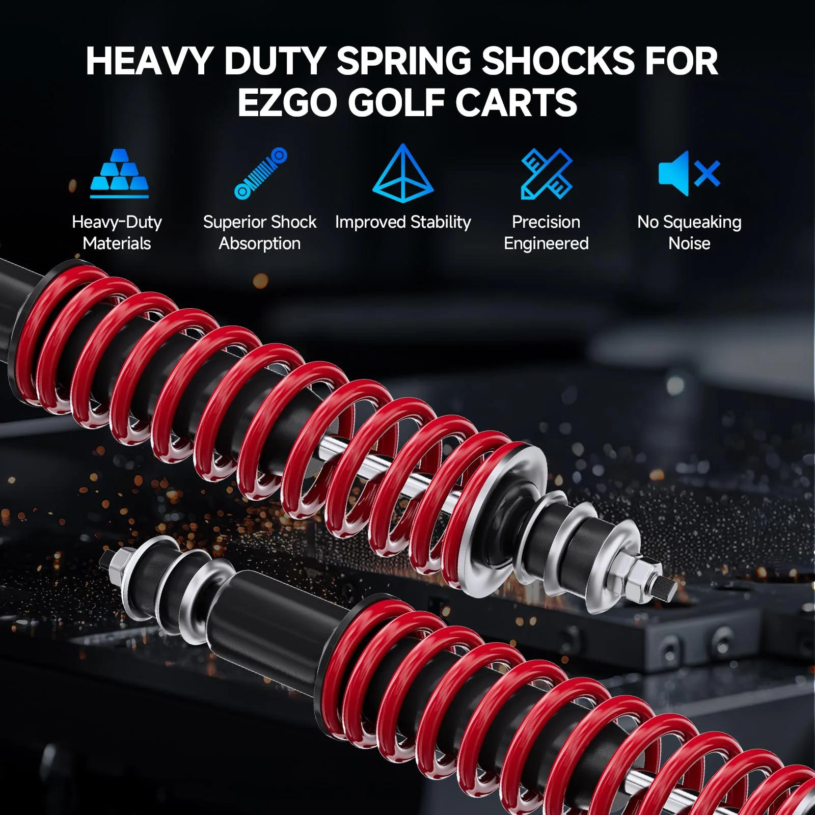 Rzcazzide Heavy-Duty Shocks for E-Z-GO TXT & Medalist image 3