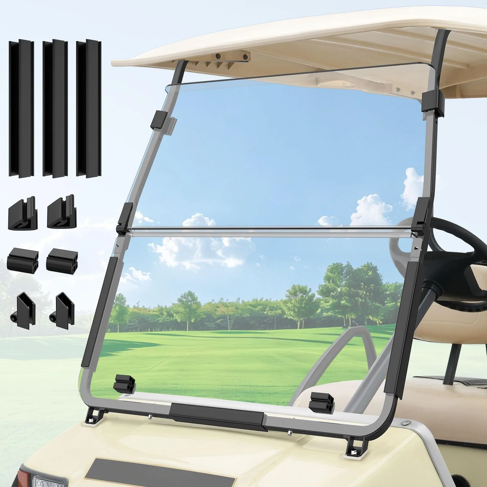 Panglong FDG-198 Windshield for Club Car DS