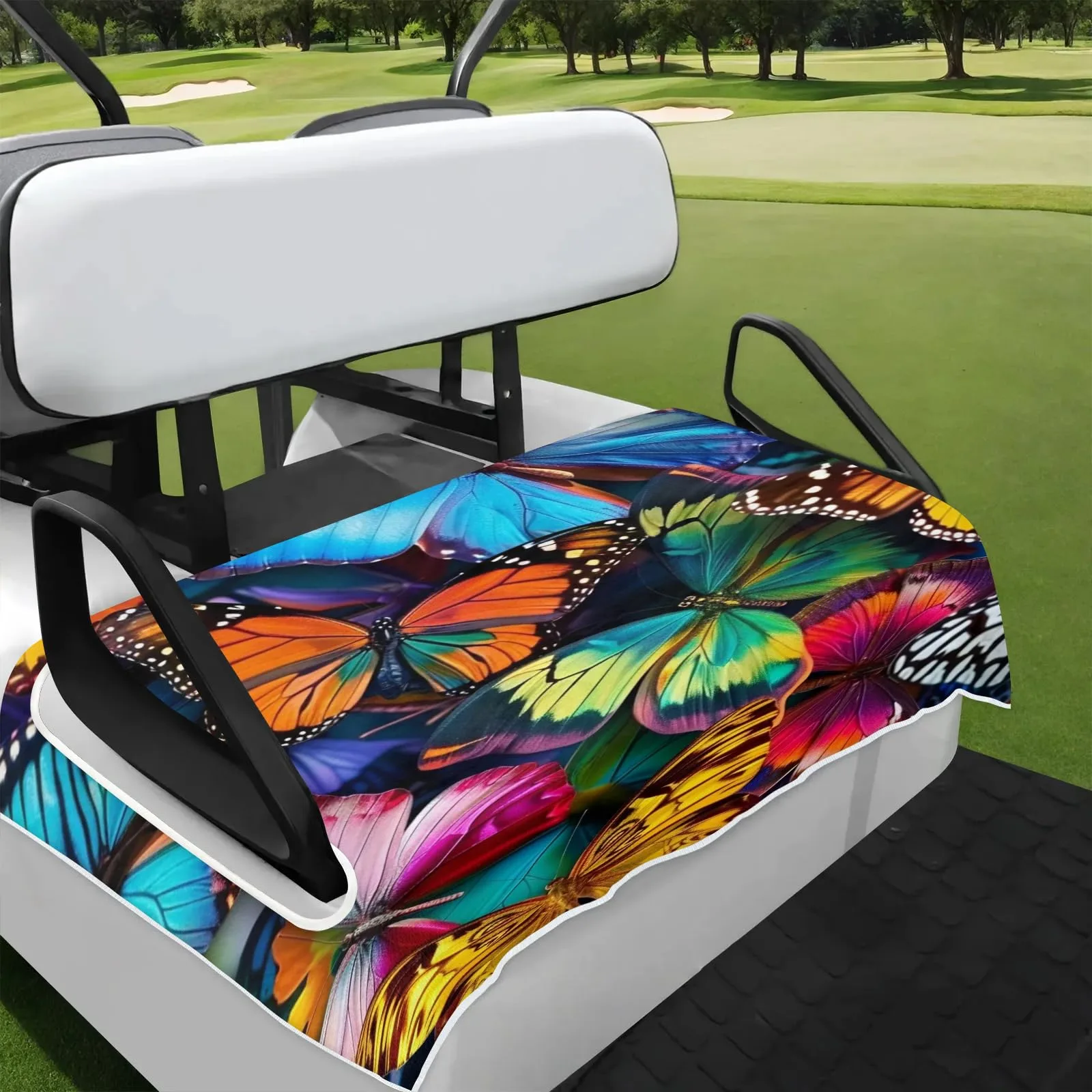 Tiveruda Golf Cart Seat Cover for Double Seats