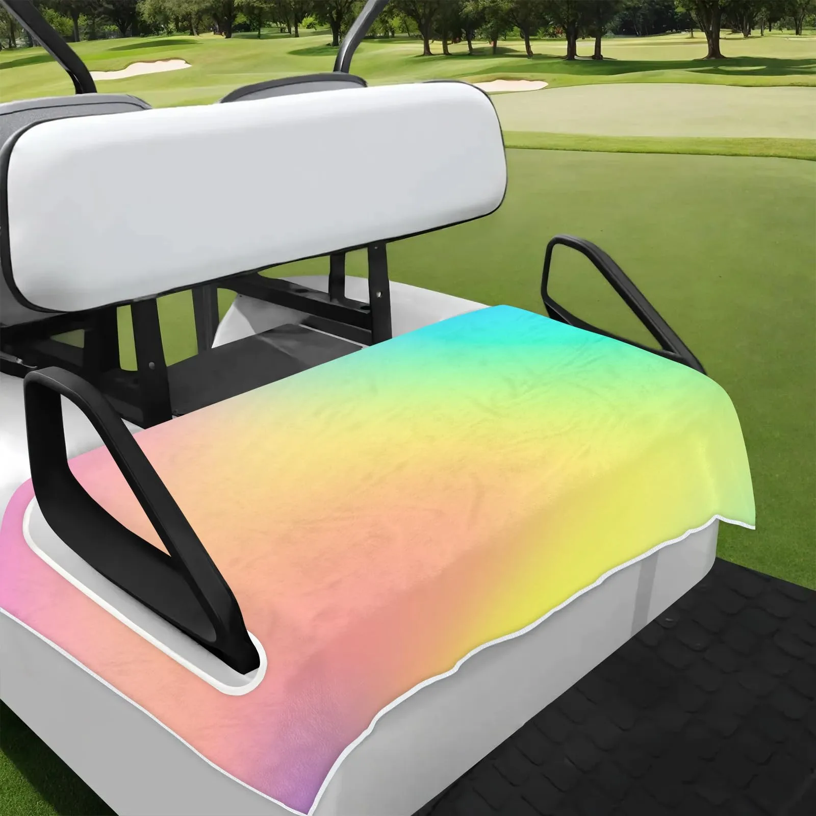 Tiveruda Golf Cart Seat Cover for Double Seats