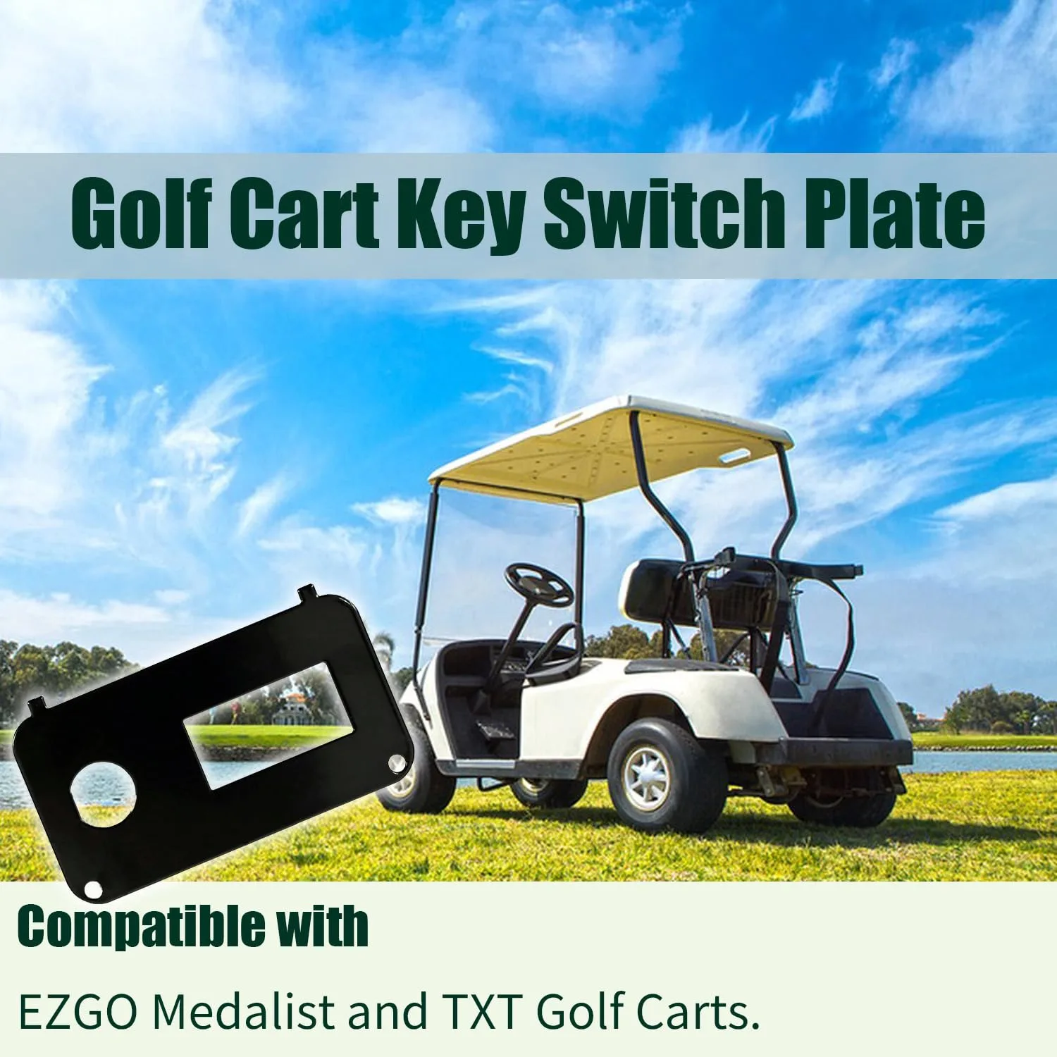 ZHWOTO Dash Console Panel for E-Z-GO Medalist TXT image 2