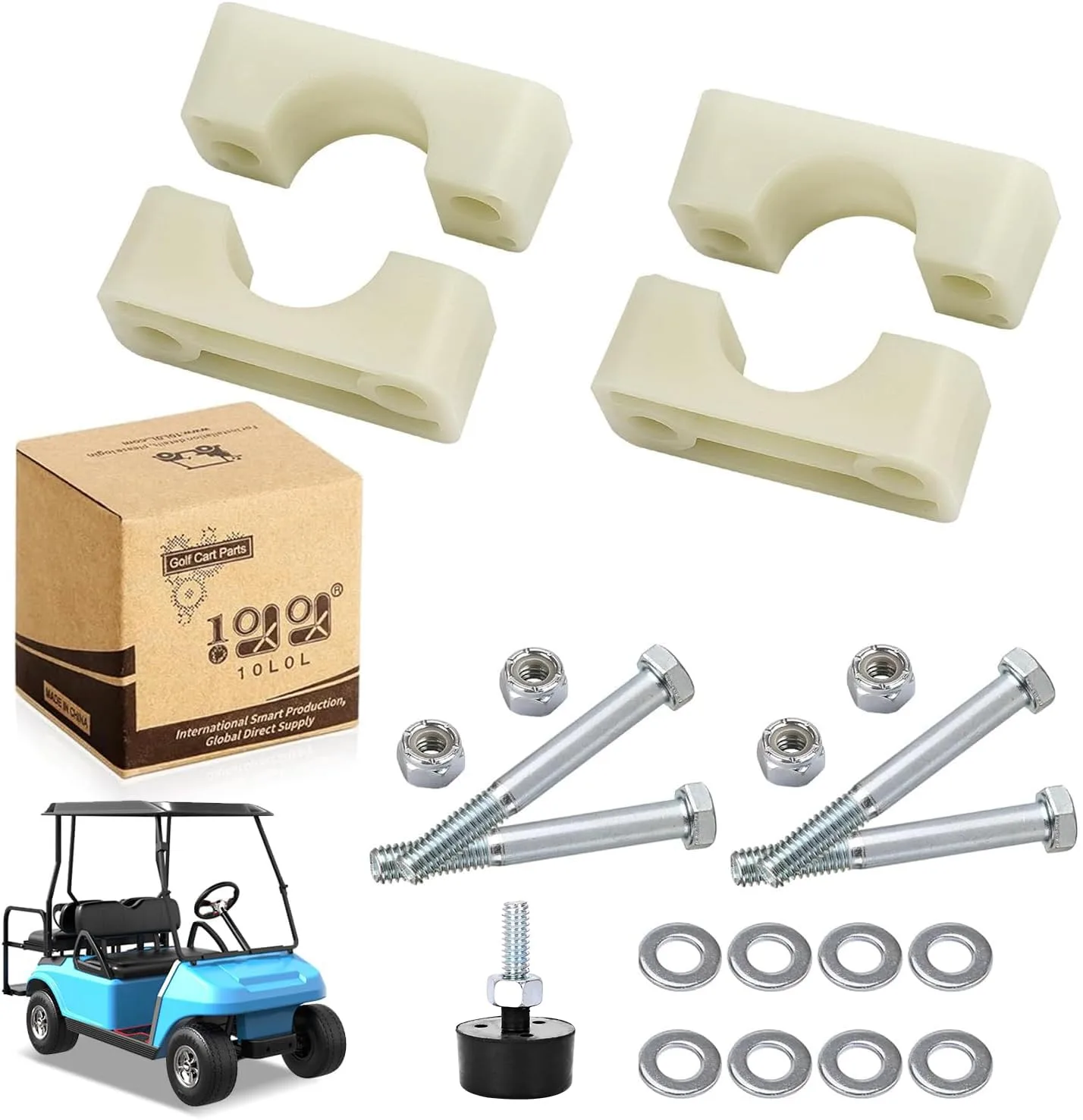 10L0L Brake Block Kit for Club Car DS & Carryall