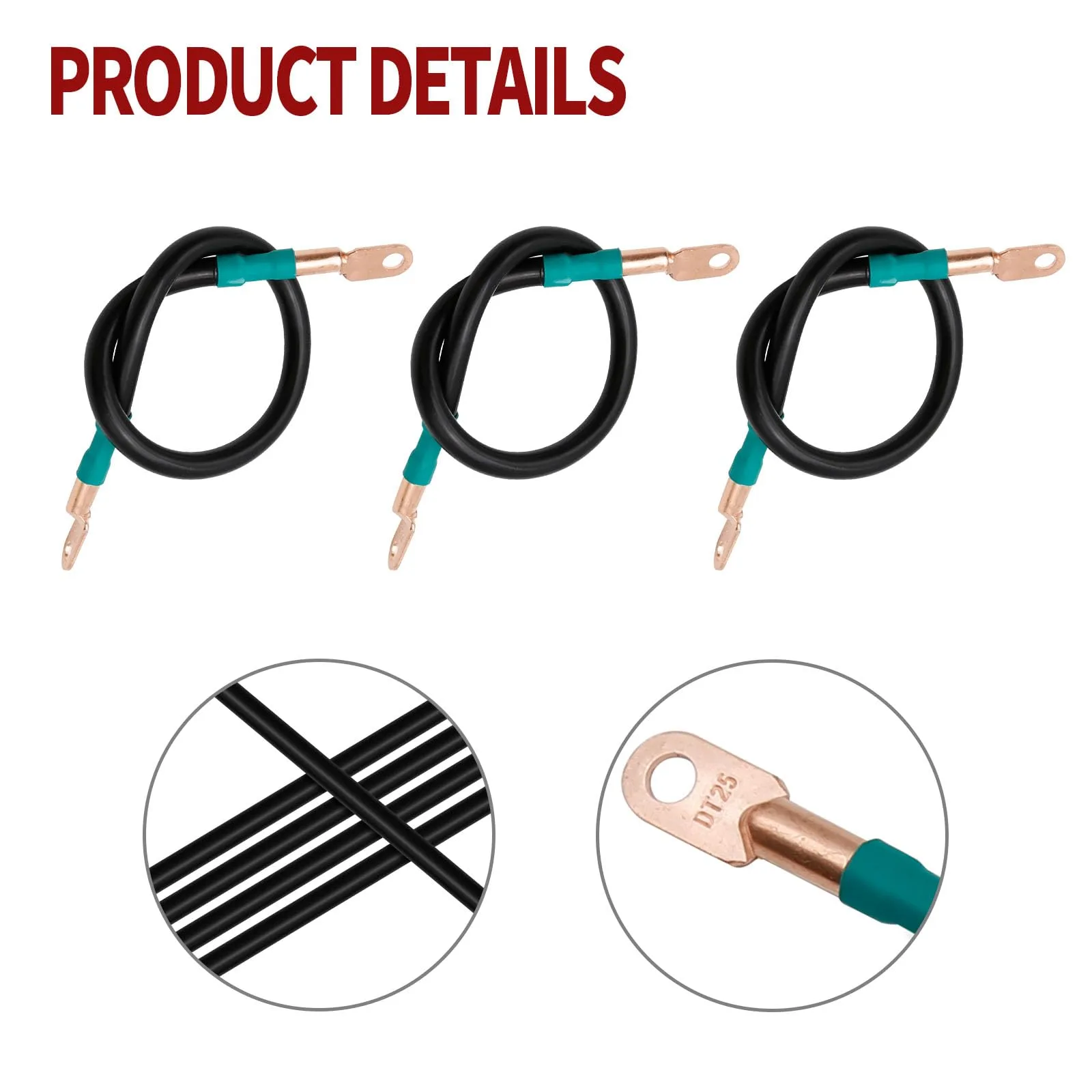 ZUDKSUY CH00646 48V Golf Cart Battery Cable Set image 3