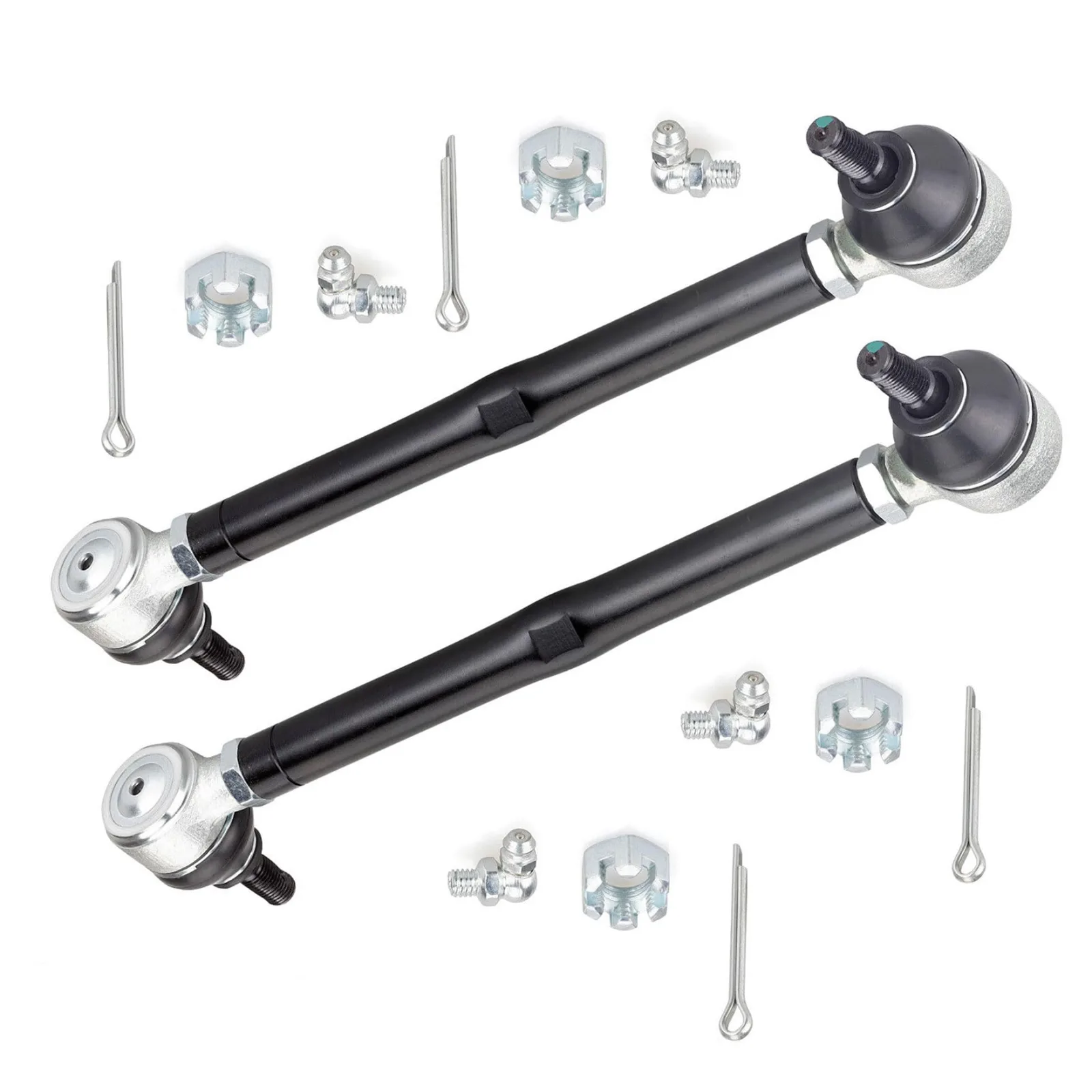 waltyotur Steering Tie Rod End Shaft Kit for E-Z-GO TXT