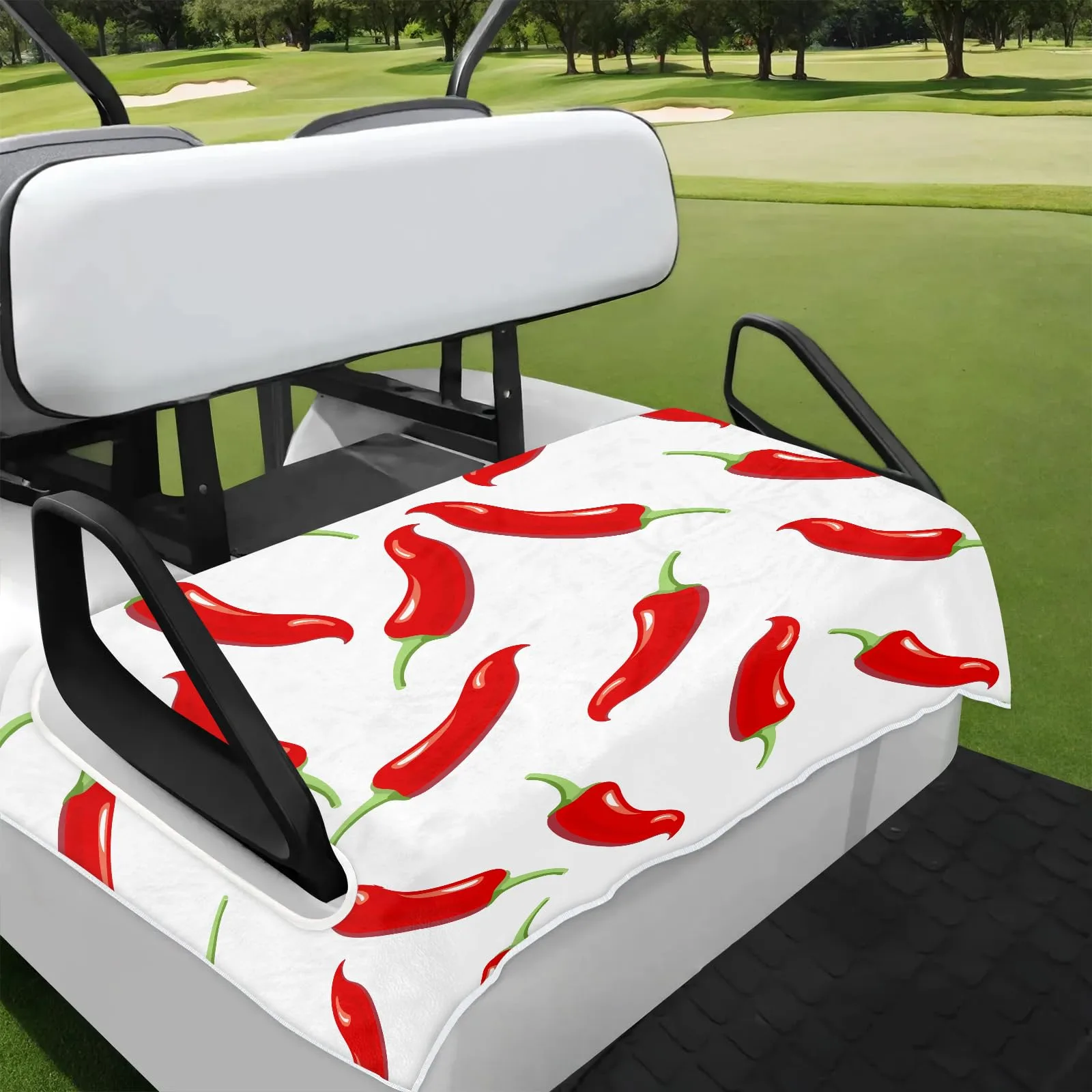 Tiveruda Golf Cart Seat Cover for Double Seats 51 x 31 in