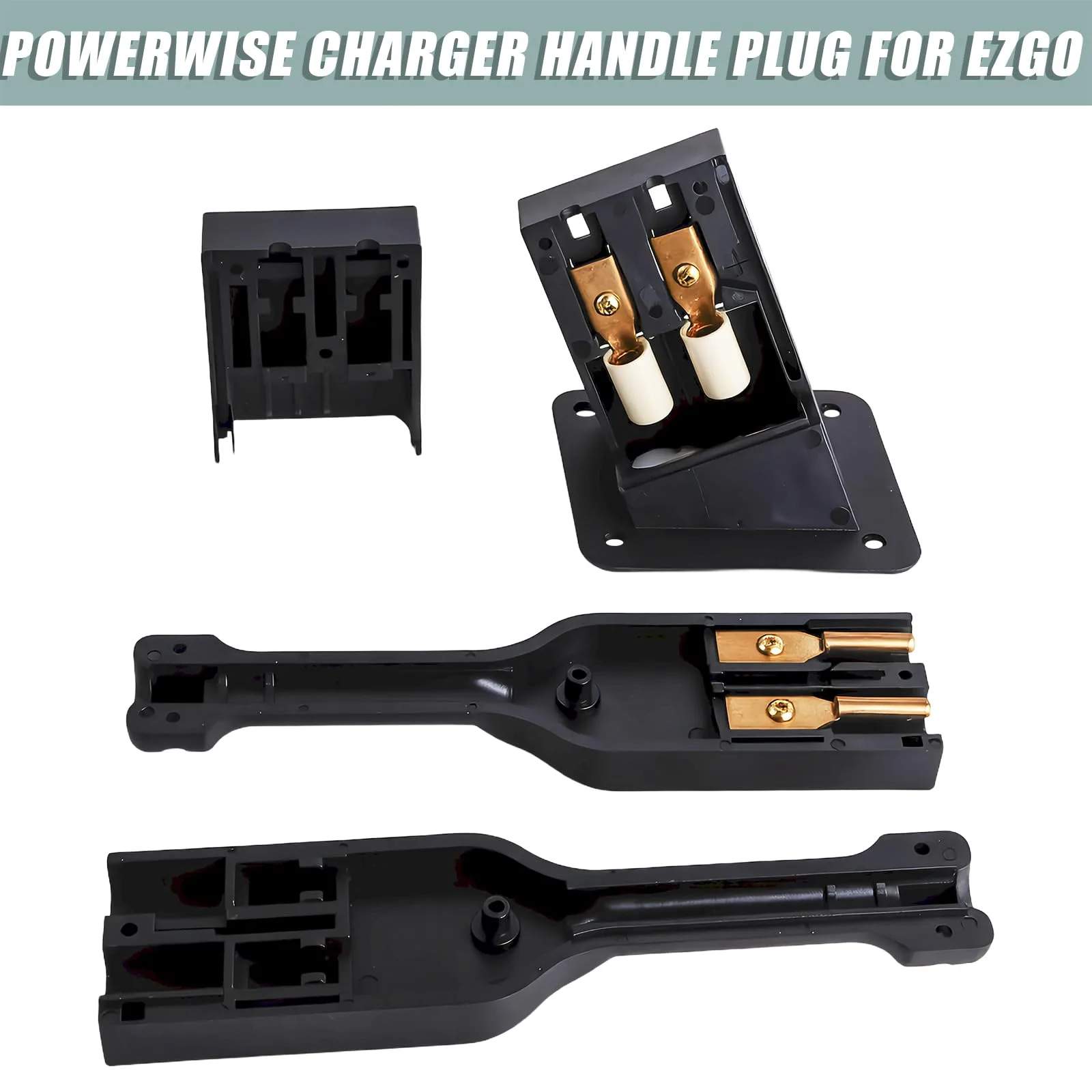 HOGUCAL 36V PowerWise Charger Receptacle Handle Plug for E-Z-GO TXT/Medalist (1996+) image 3
