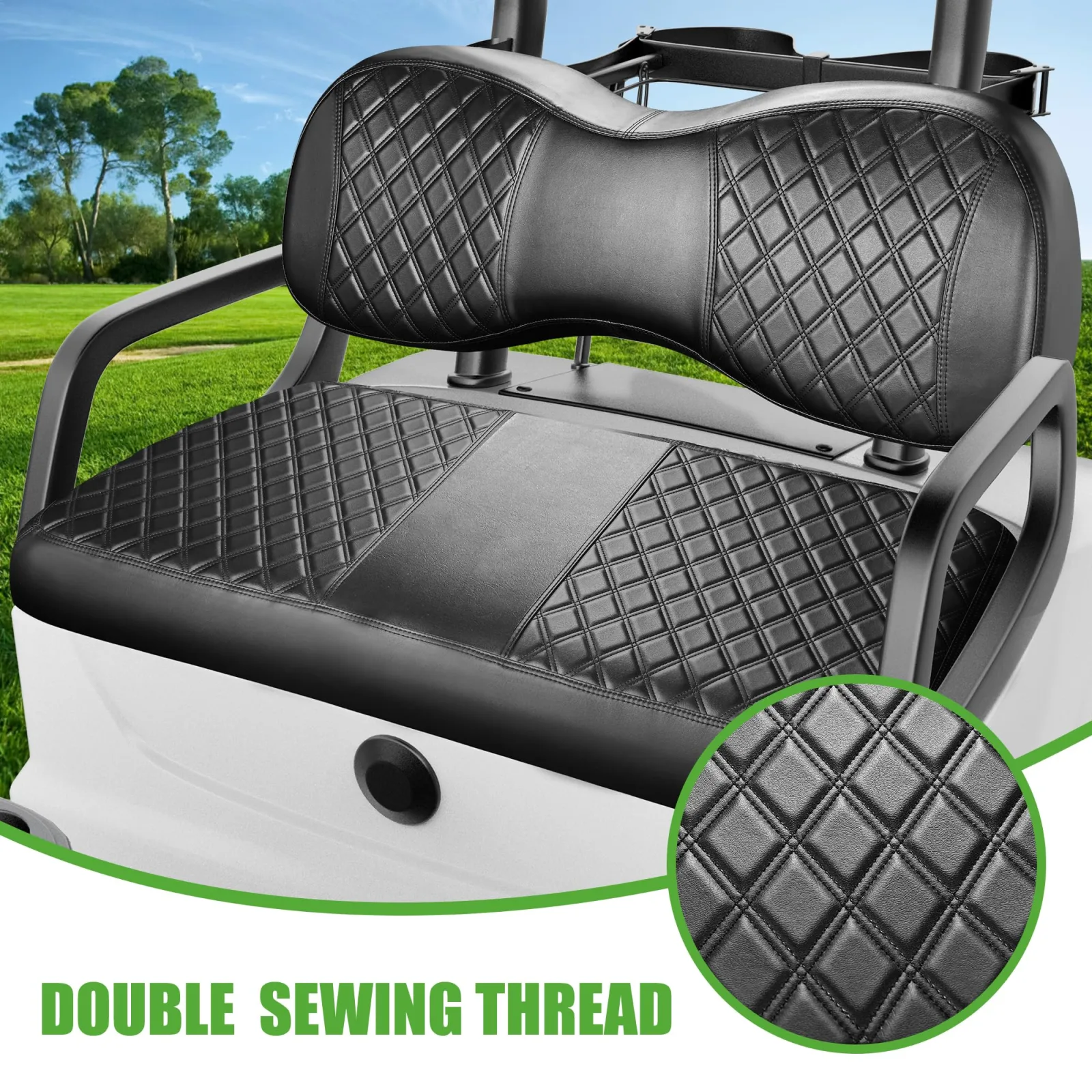 10L0L Front Seat Covers for Yamaha G29 Drive and Drive2 image 3